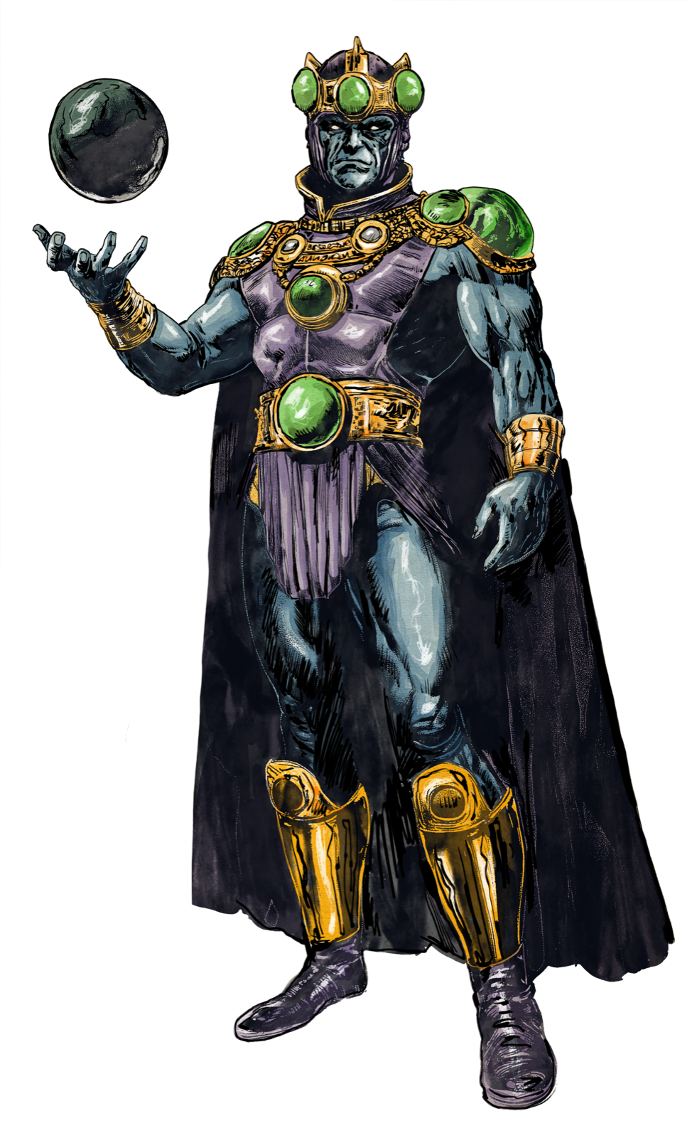Alien Conqueror, drawn at Large scale