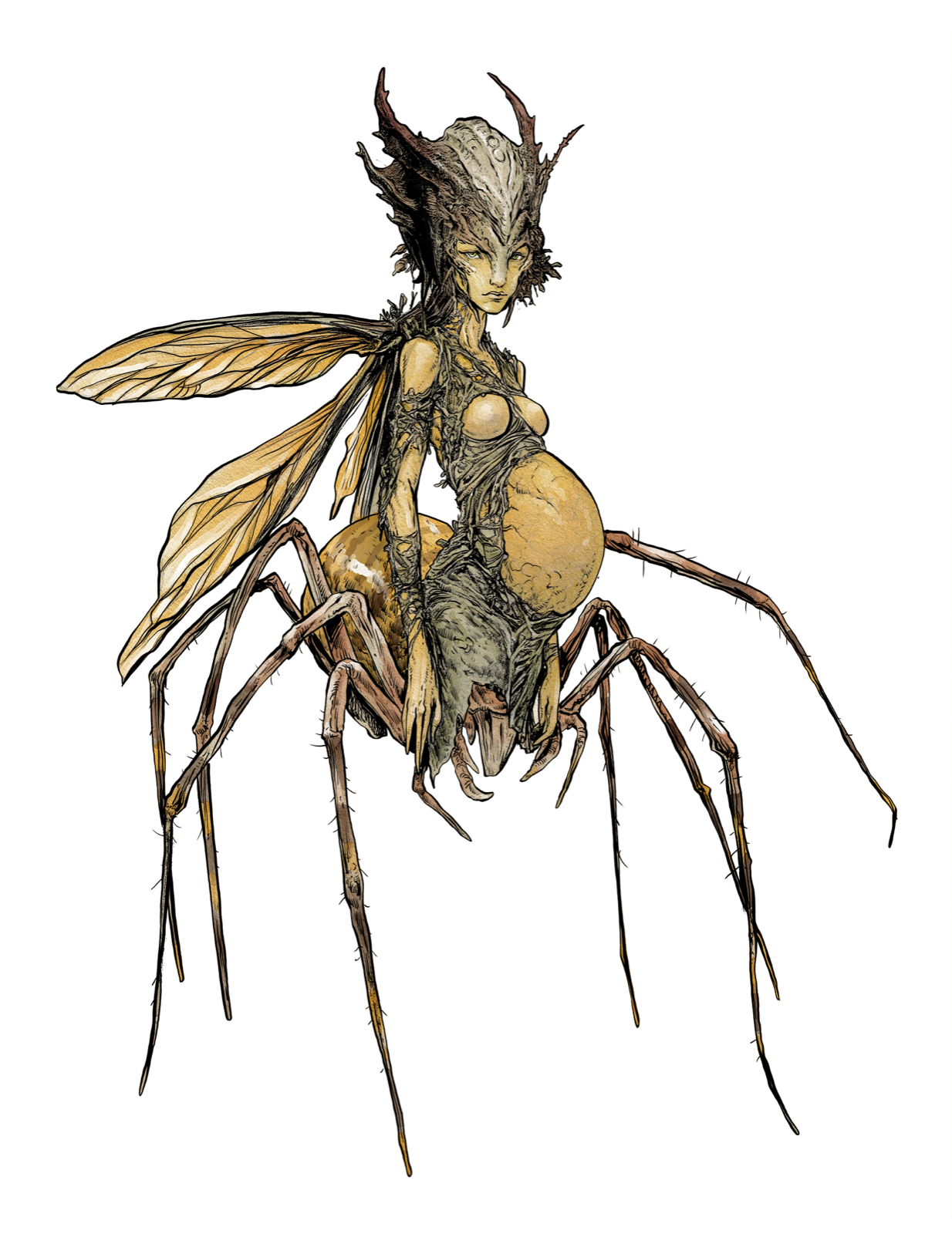 Arachne Brood Mother, drawn at Huge scale