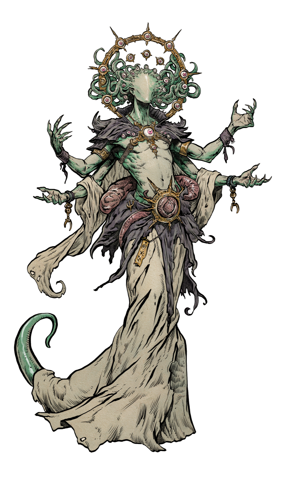 Eldritch Prince, drawn at Large scale
