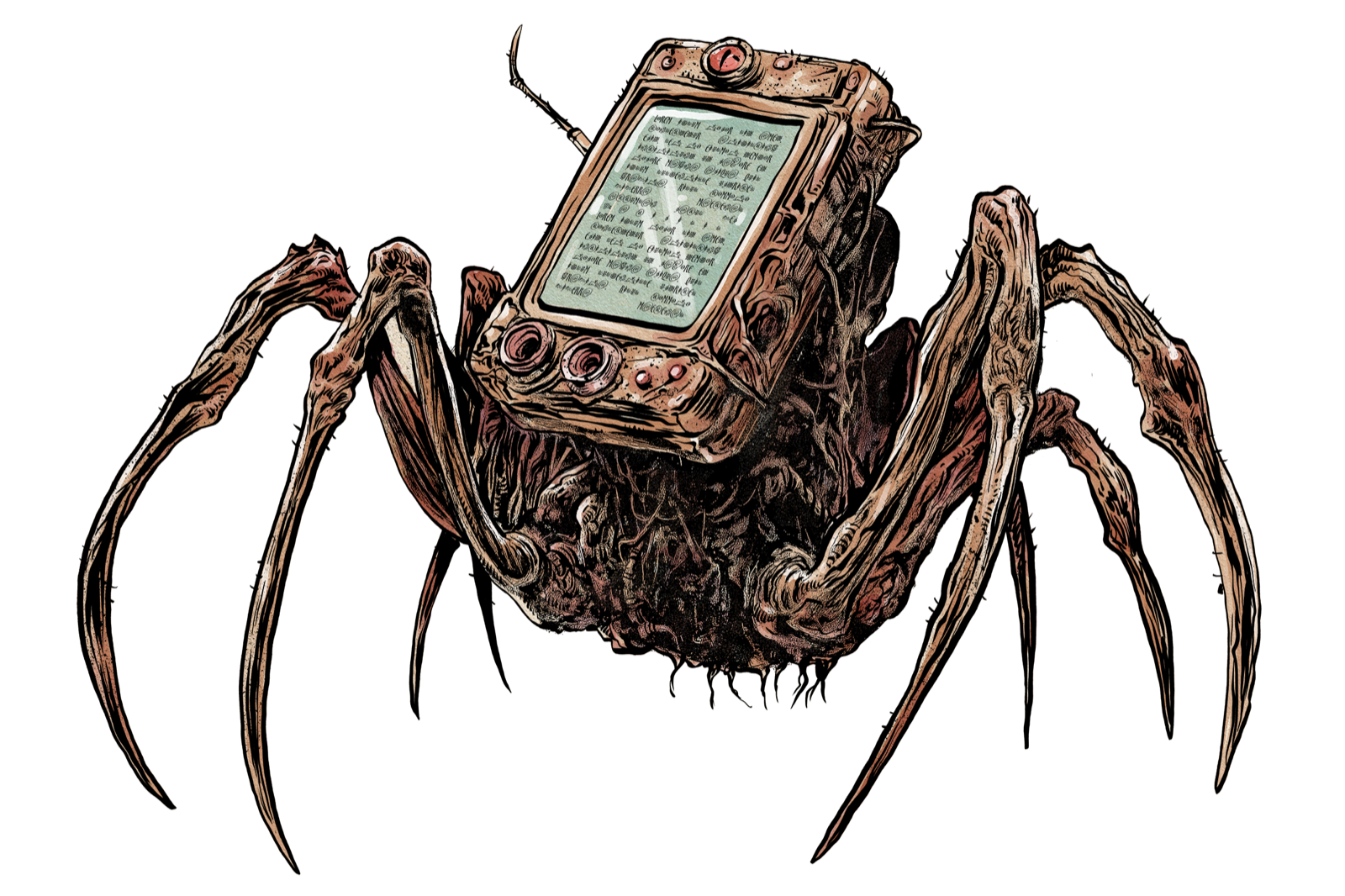 Accursed Khaos Crawler, drawn at Large scale