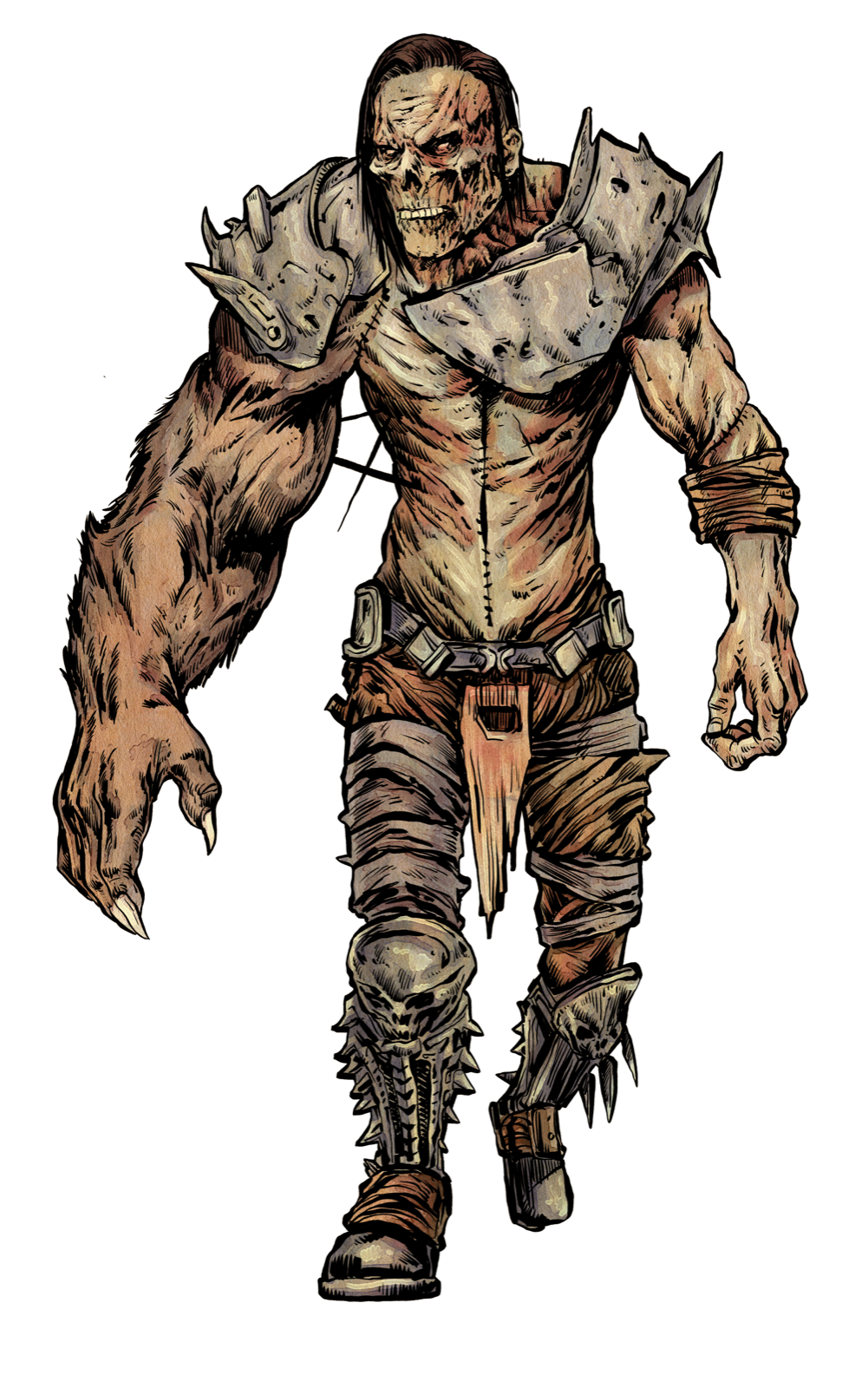 Khaos Spawn, drawn at Large scale