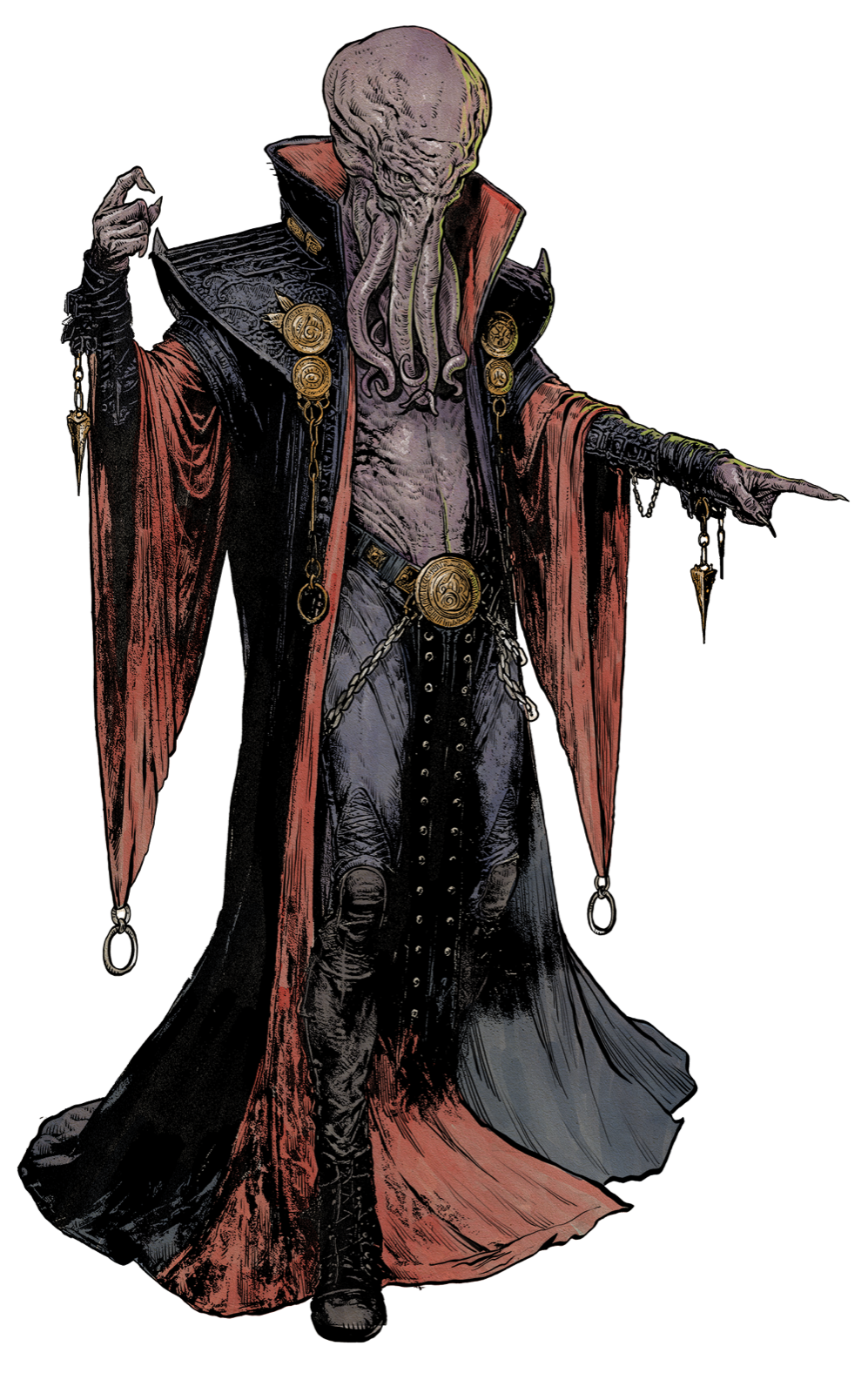 Myr'Khruul Adept, drawn at Medium scale