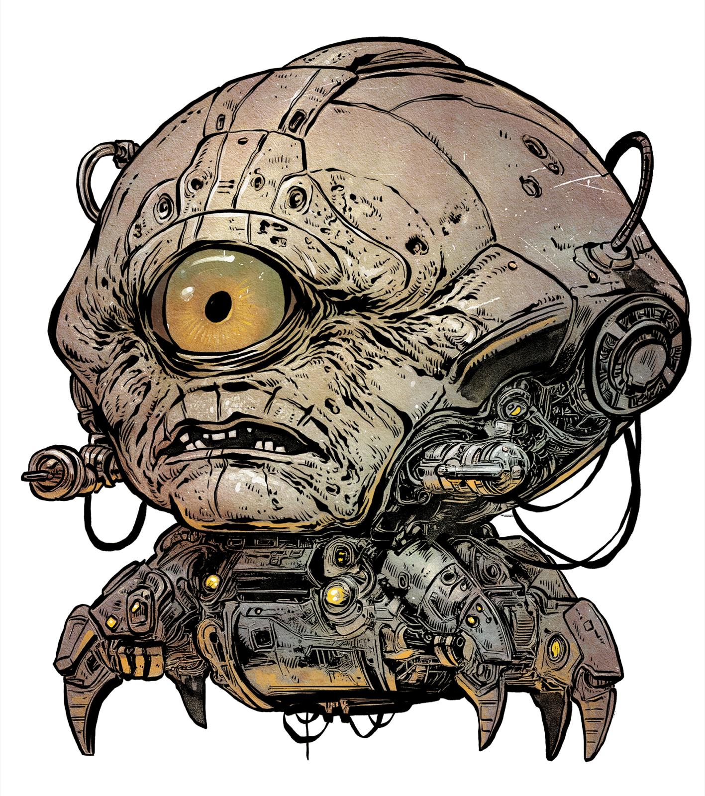 Technorganic Overmind, drawn at Large scale