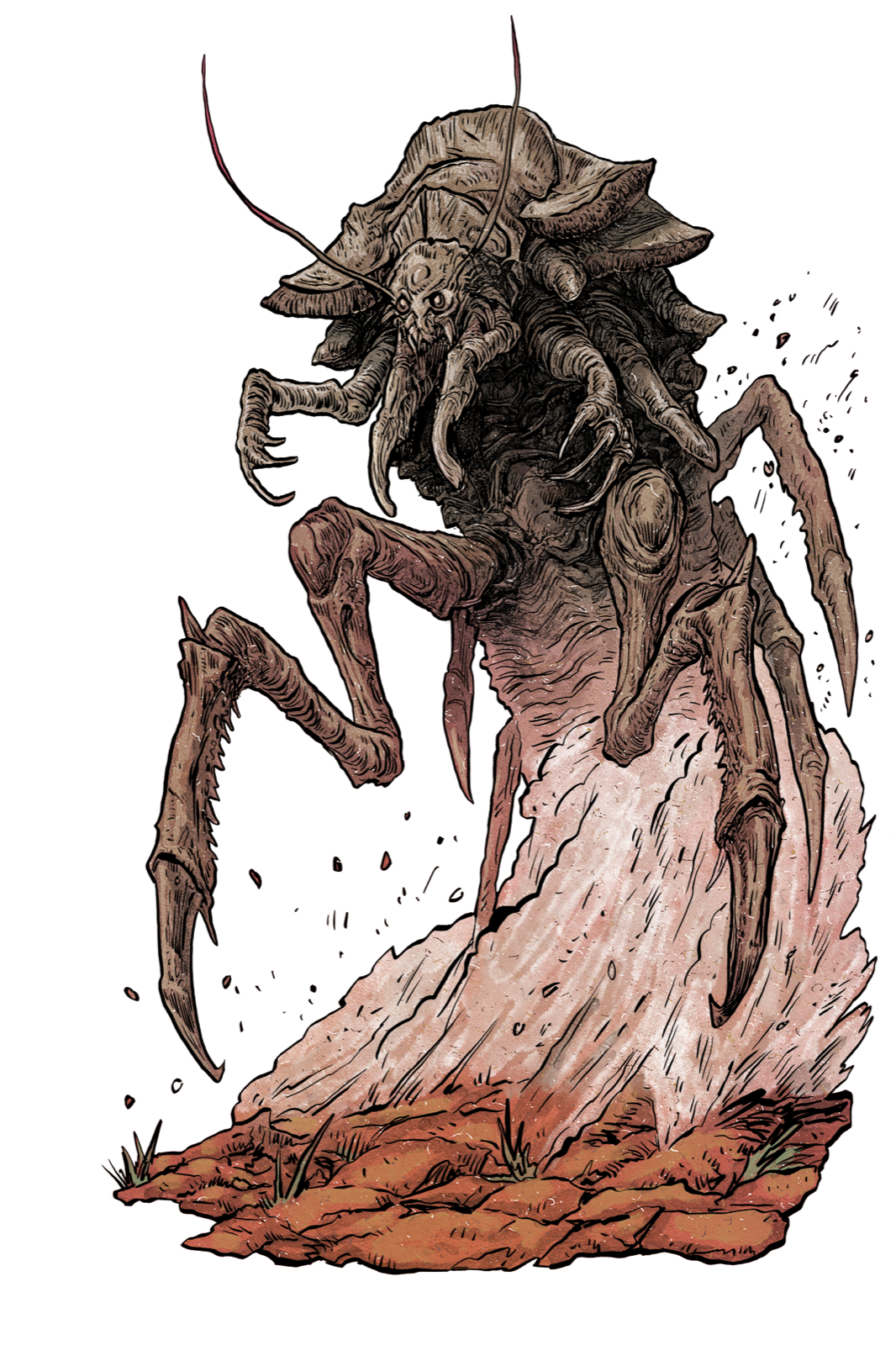 Drakkhid, drawn at Large scale