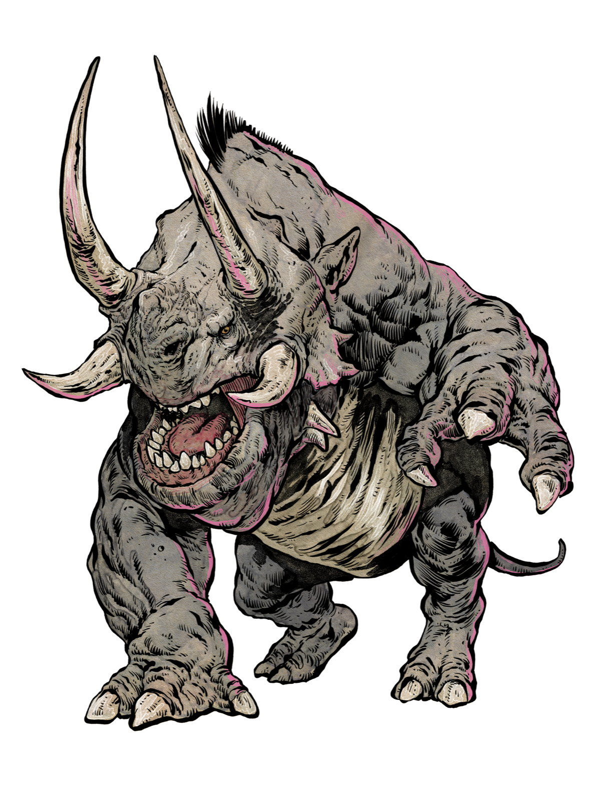 Dyryth, drawn at Large scale