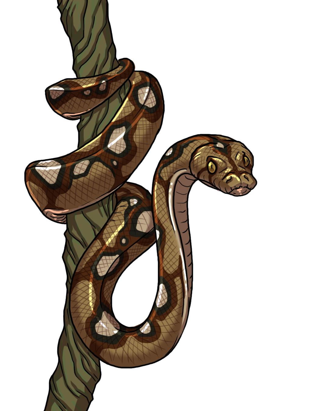 Snake, drawn at Tiny scale