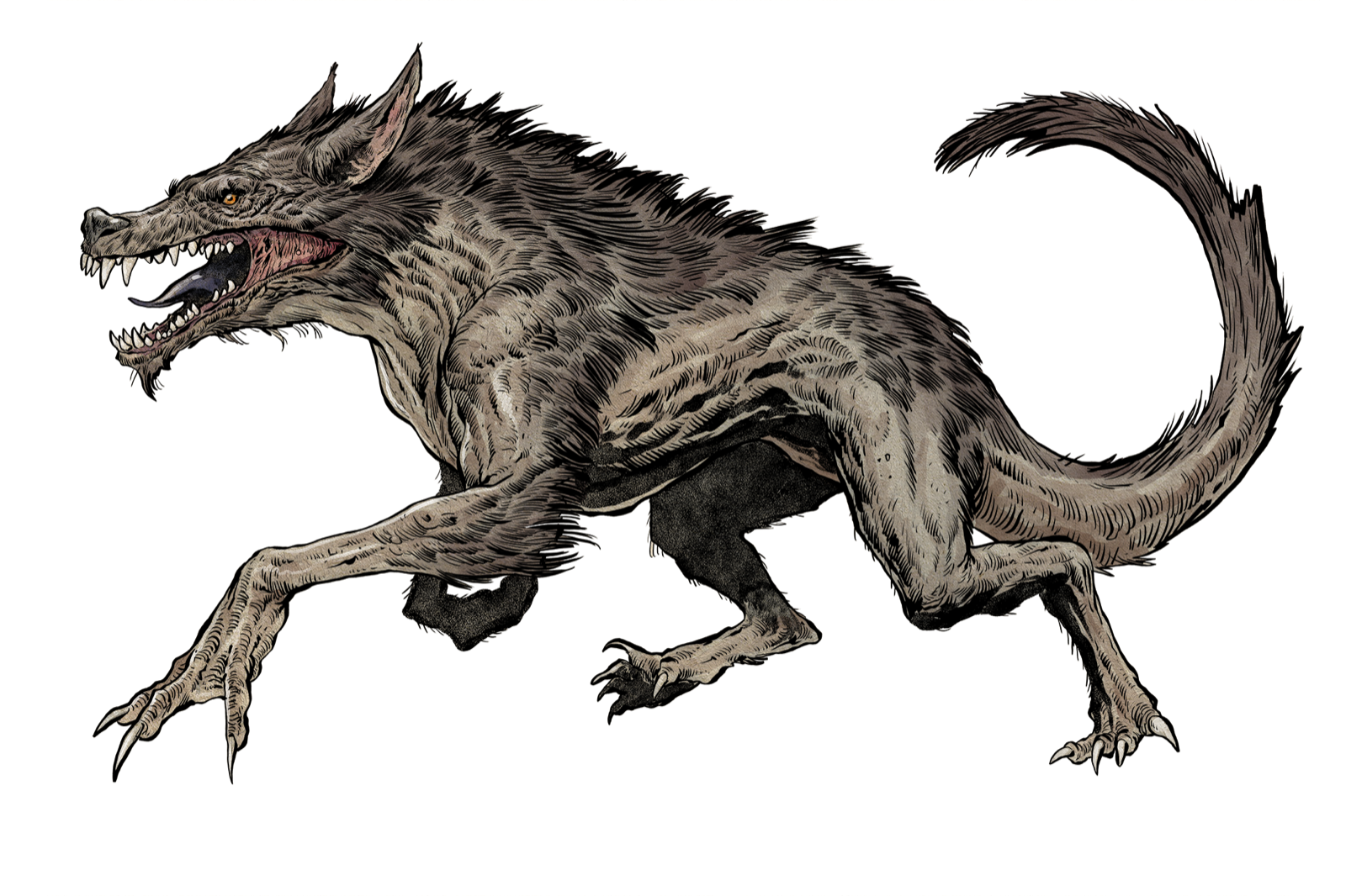 Ulfwarg, drawn at Large scale