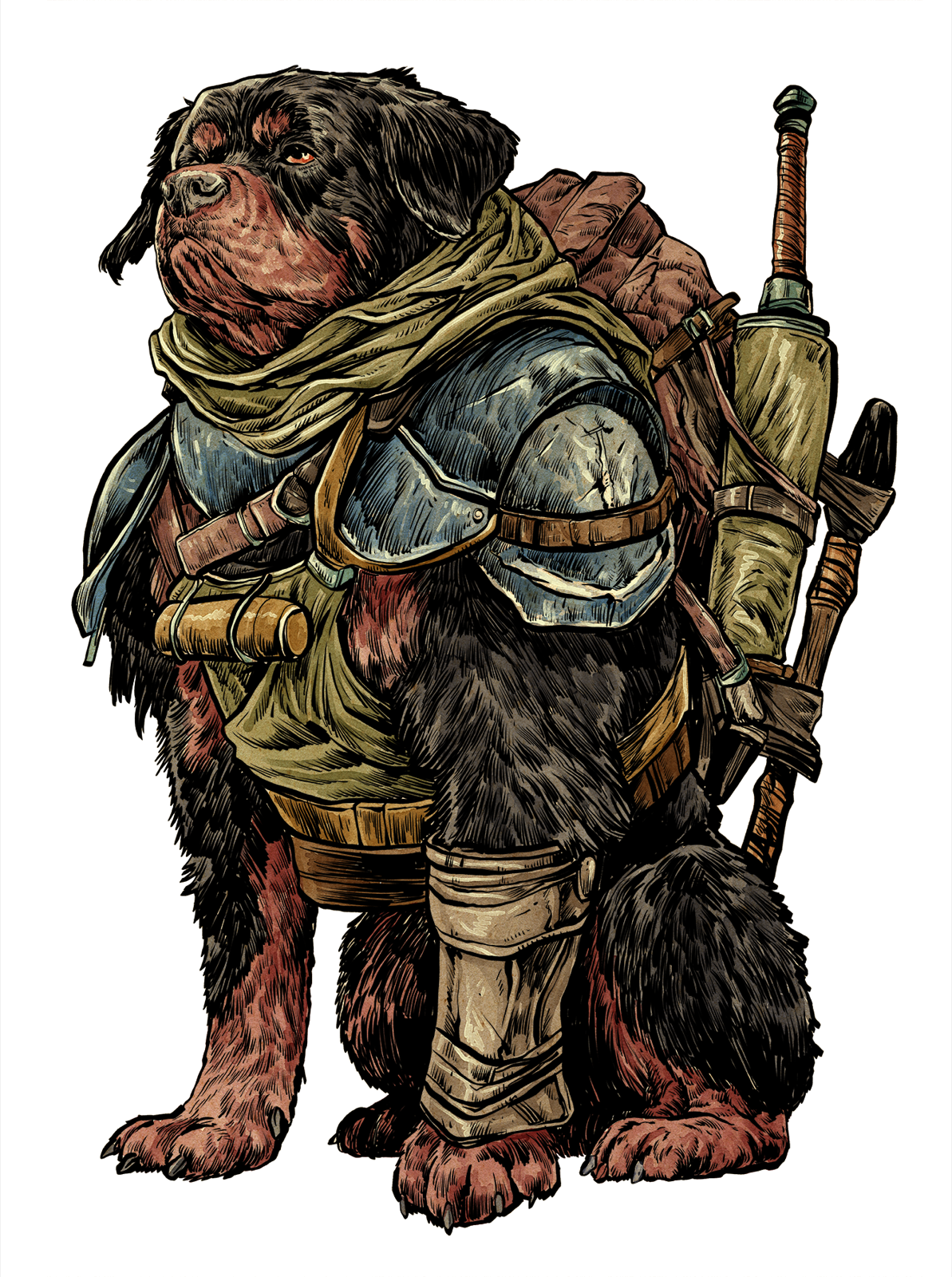 Warhound, drawn at Medium scale
