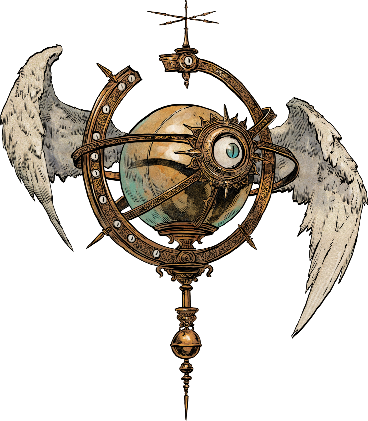 Celestial Sentinel, drawn at Medium scale