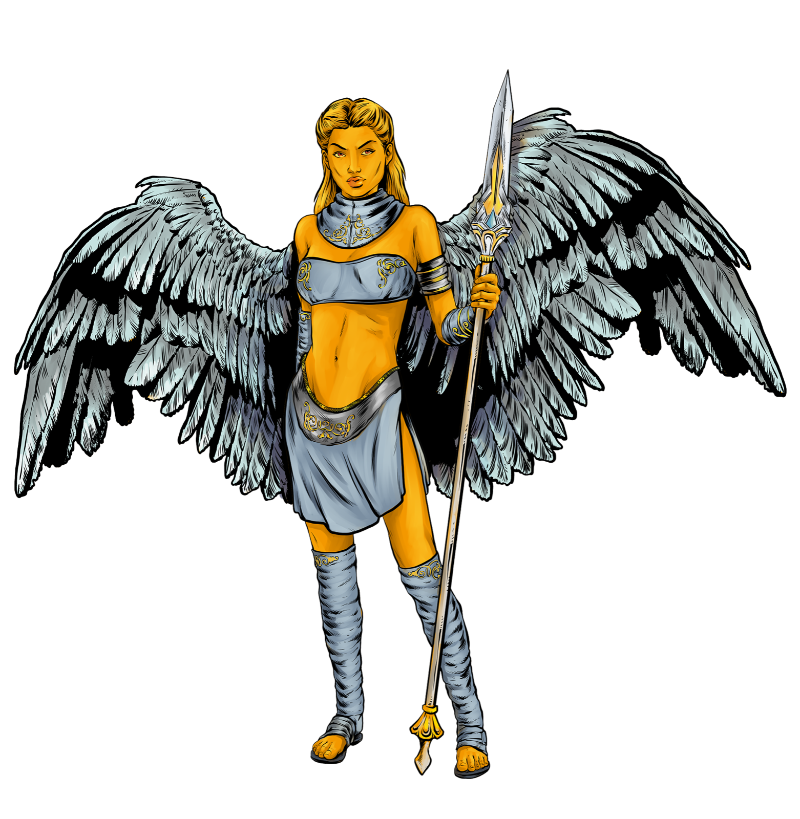 Helionic Angel, drawn at Large scale