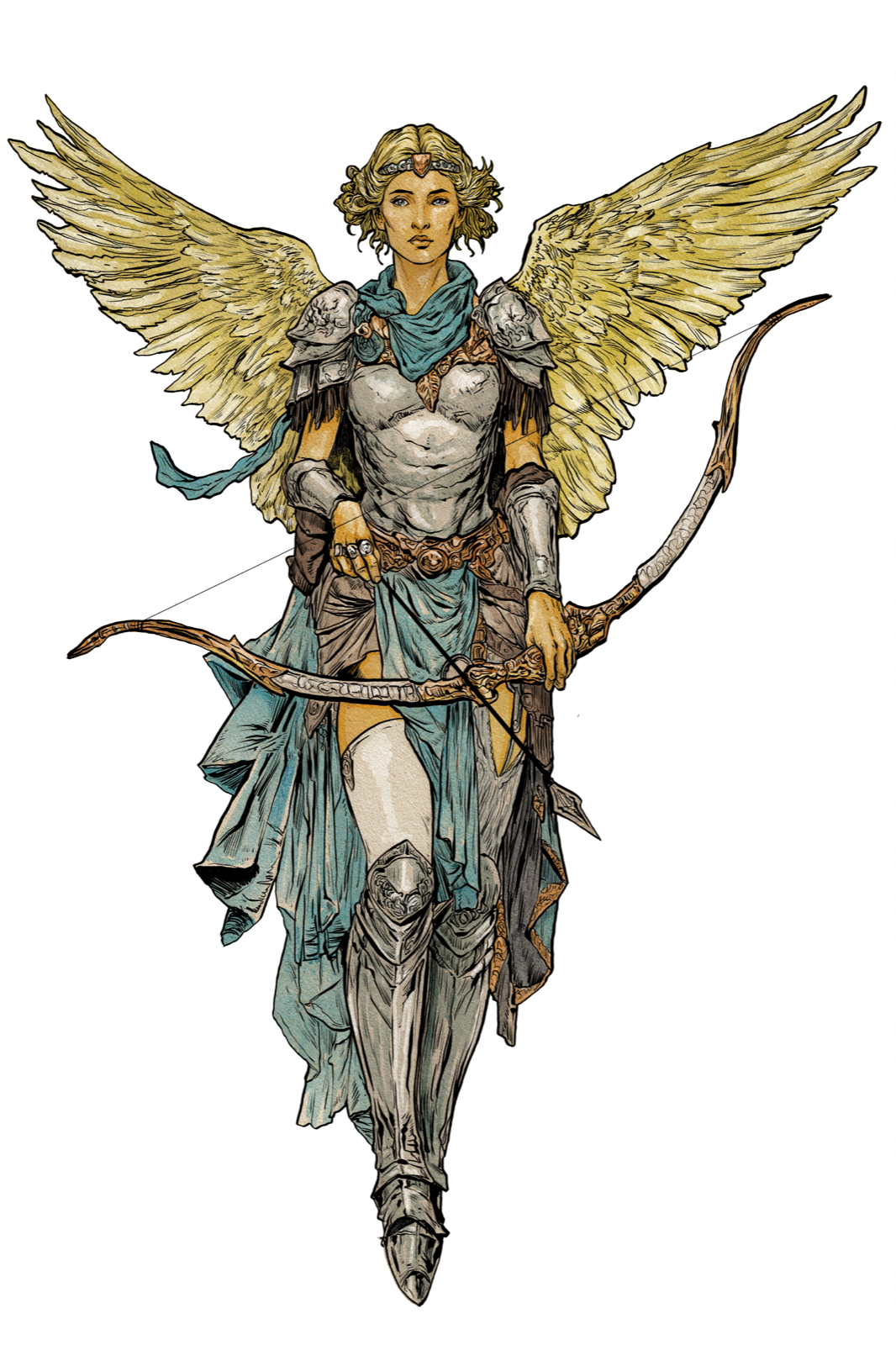 Helionic Arch-Angel, drawn at Huge scale