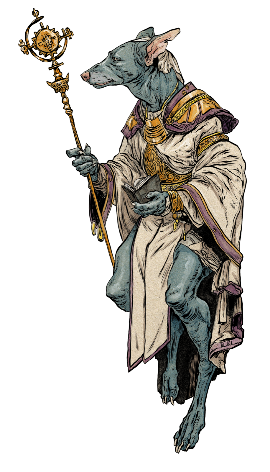 Helionic Hound, drawn at Medium scale