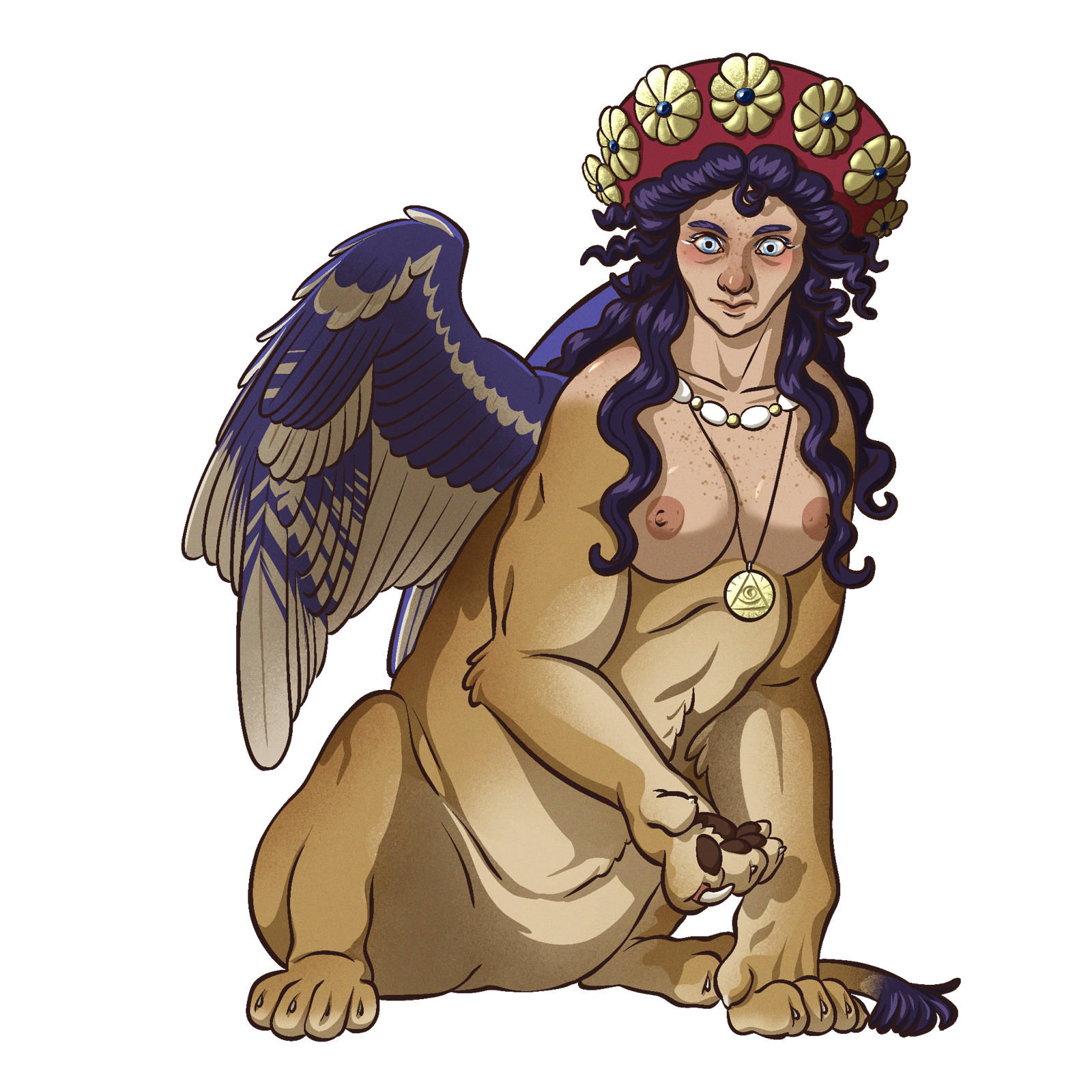 Sphinx, drawn at Large scale