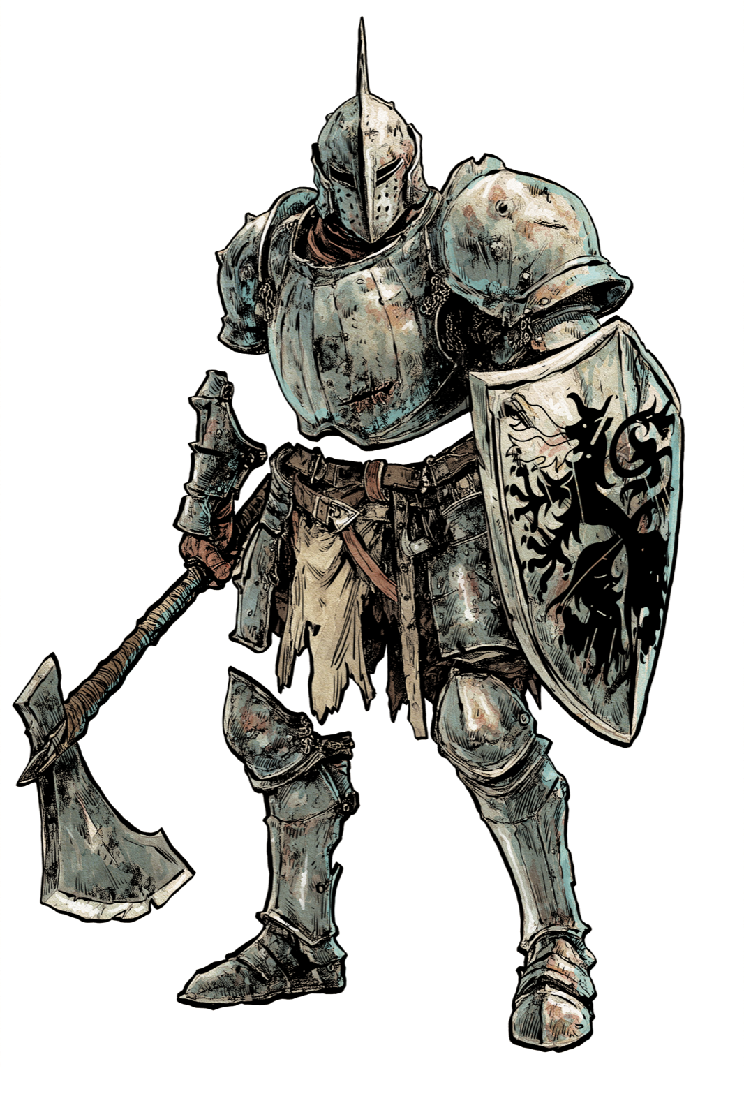 Animated Armor, drawn at Medium scale