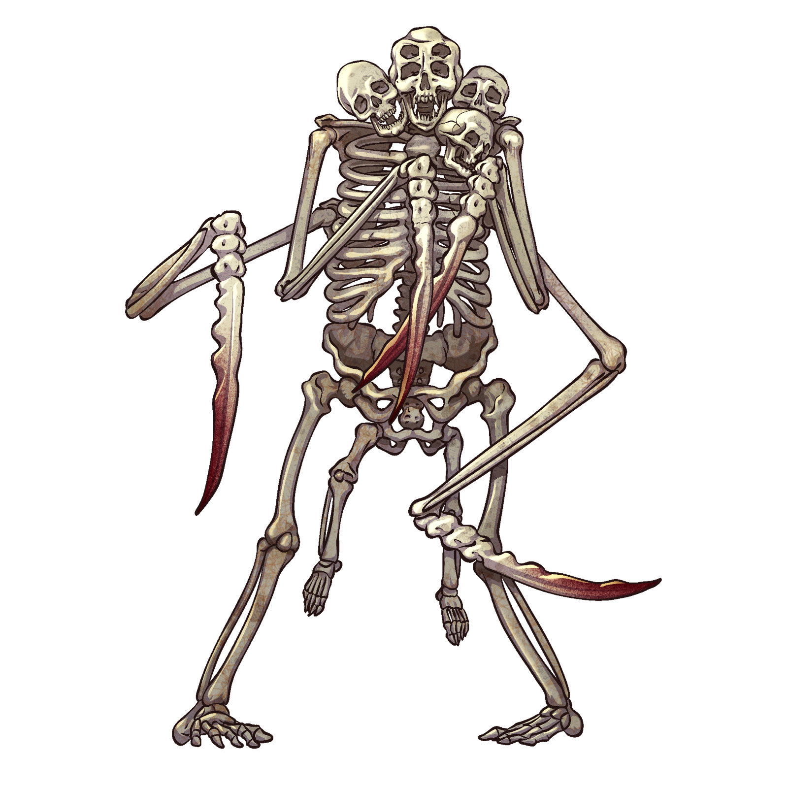 Bone Golem, drawn at Large scale