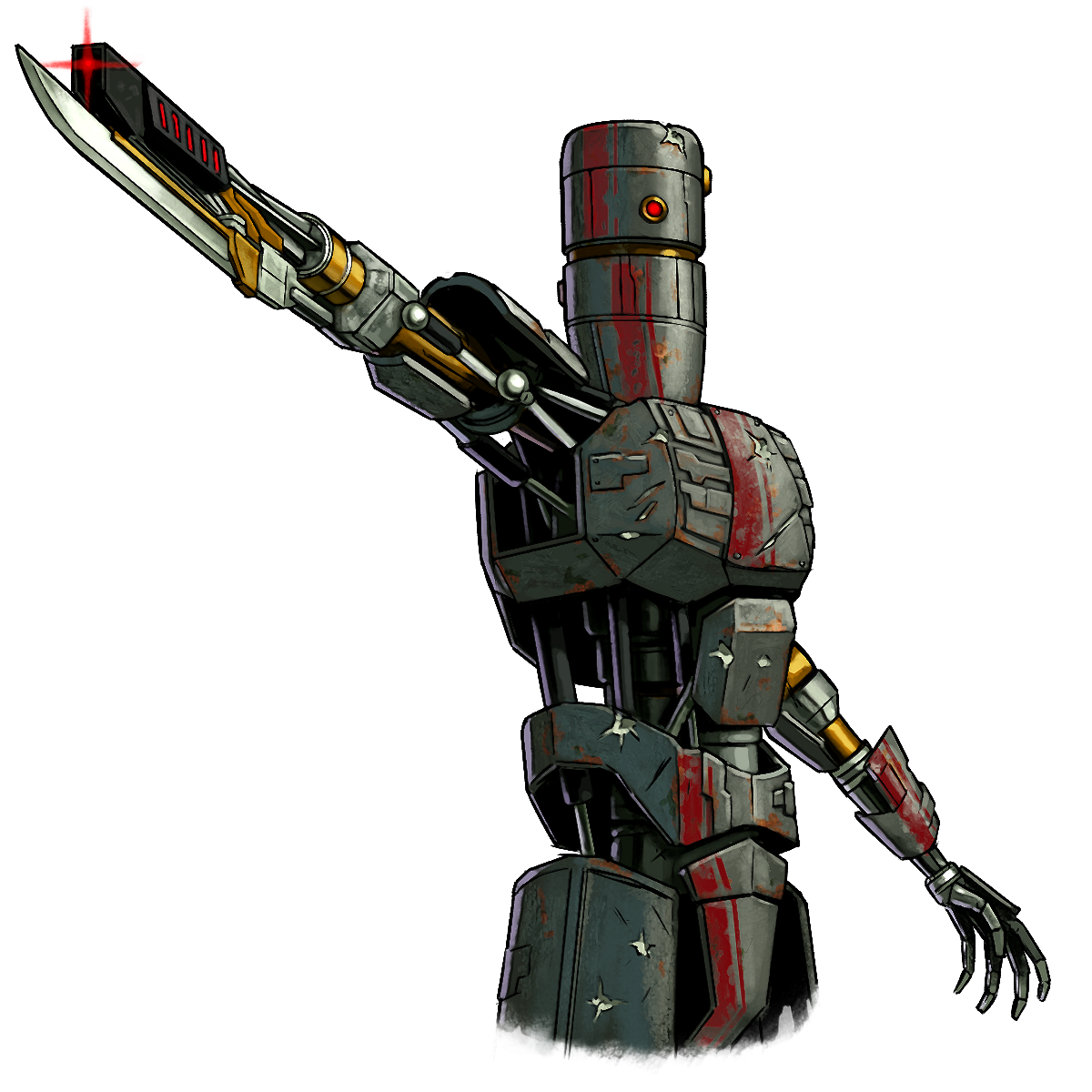 Bounty Bot, drawn at Medium scale