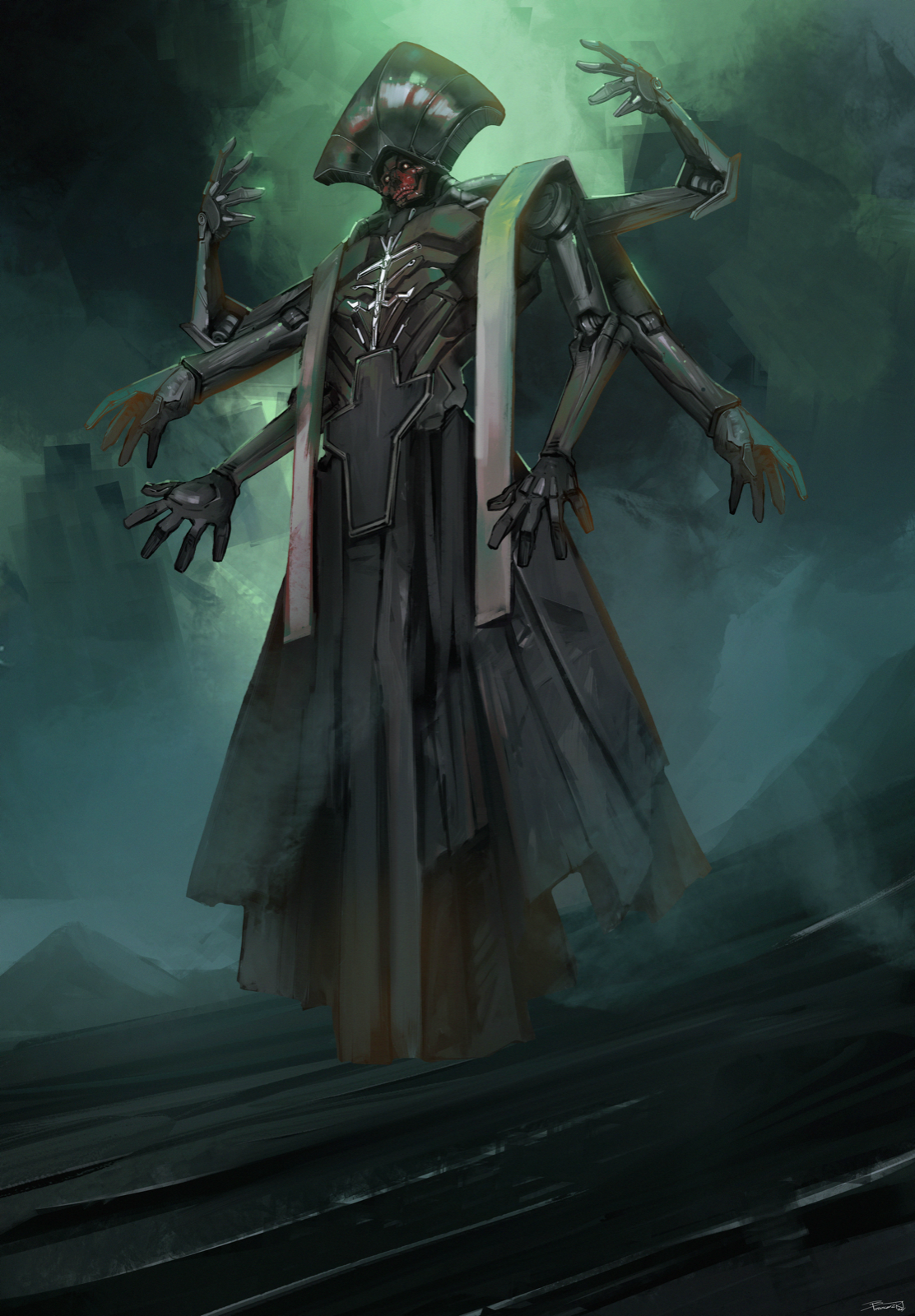 Creed Seraphim, drawn at Large scale