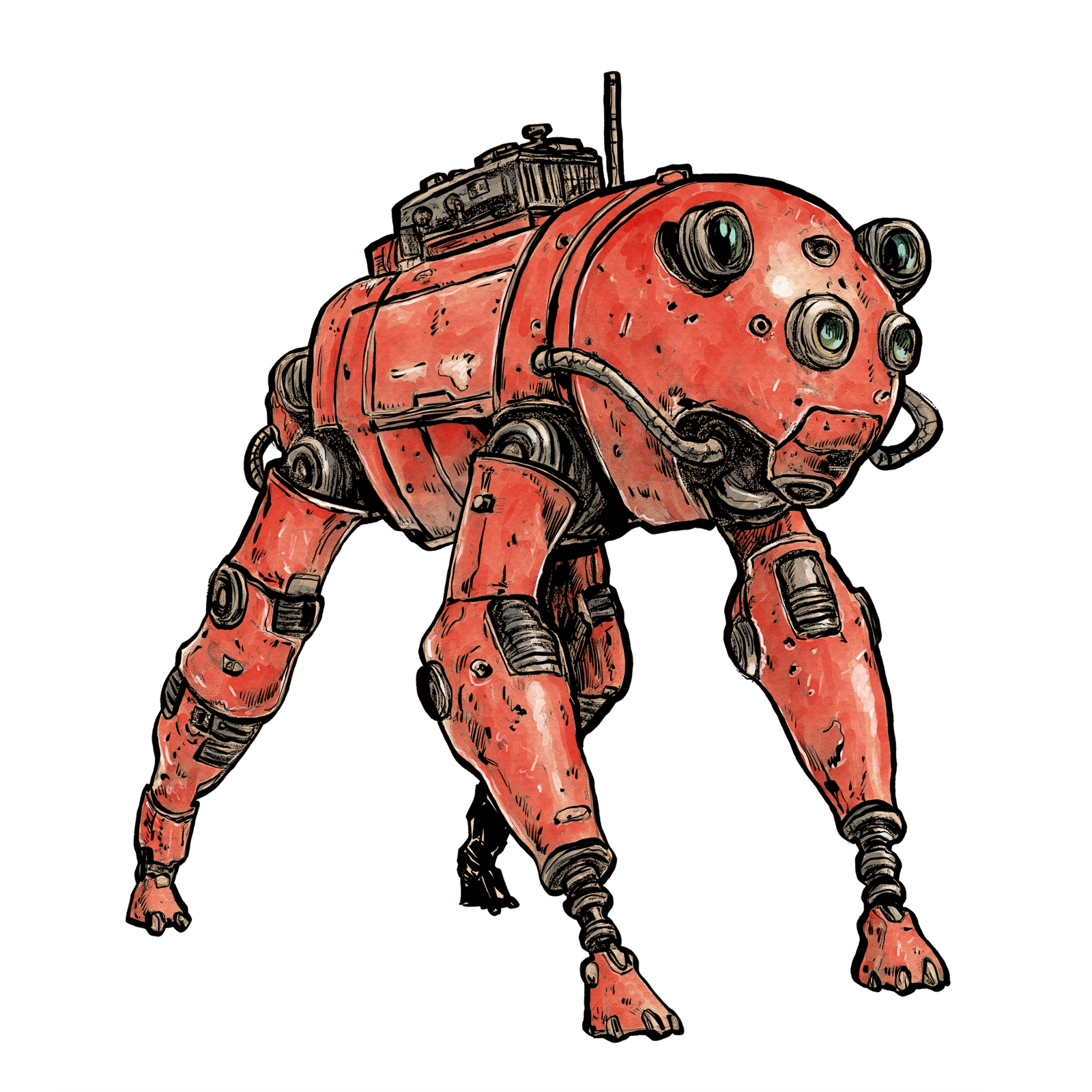 HDF Robo-Hound, drawn at Medium scale