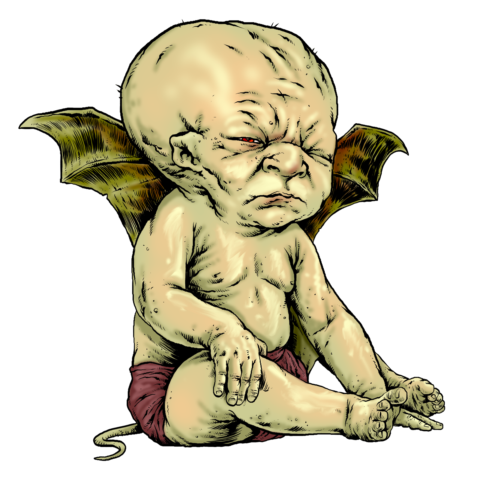 Homunculus, drawn at Tiny scale
