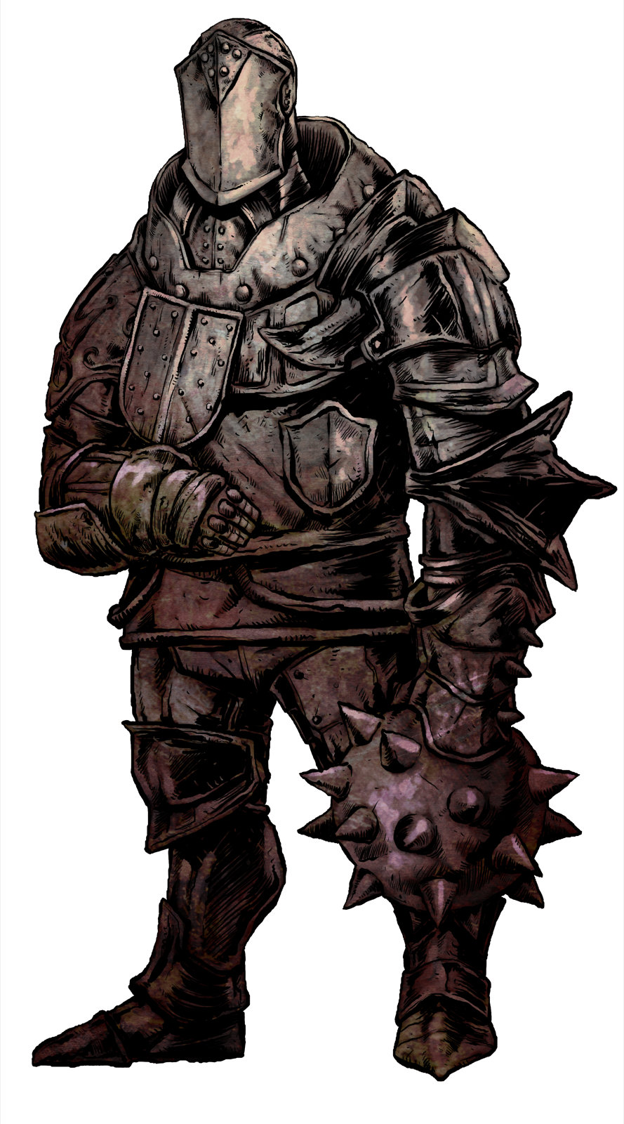 Iron Golem, drawn at Large scale