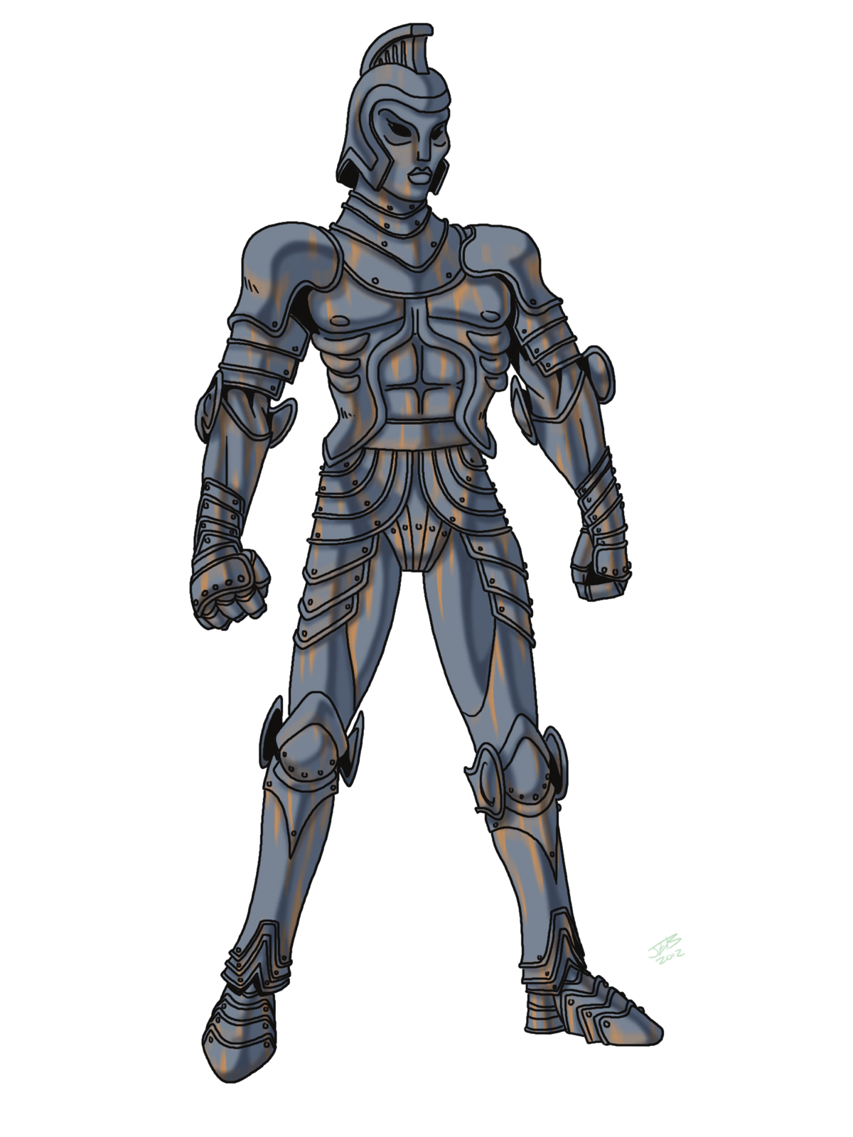 Mytharil Steel Sentinel, drawn at Large scale
