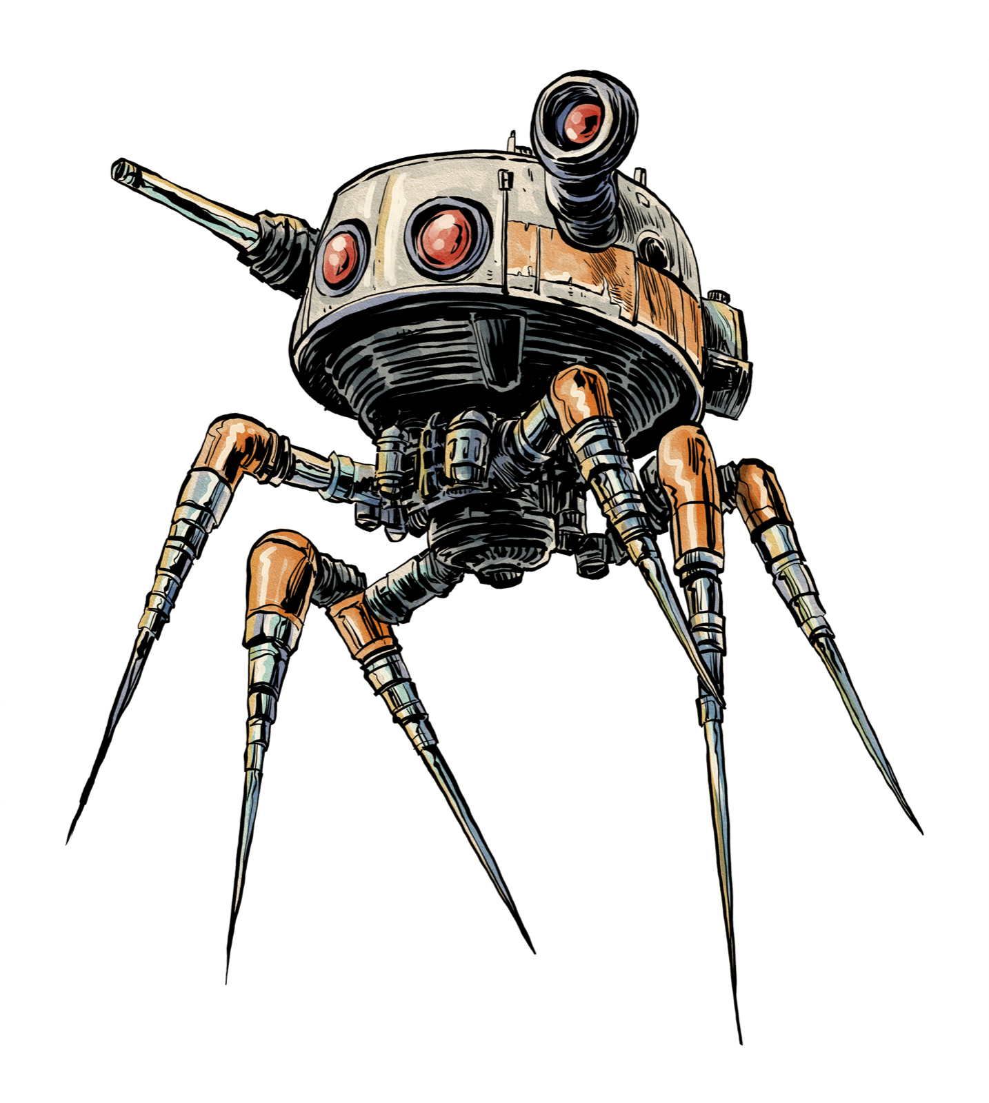 Sentry Spider, drawn at Medium scale