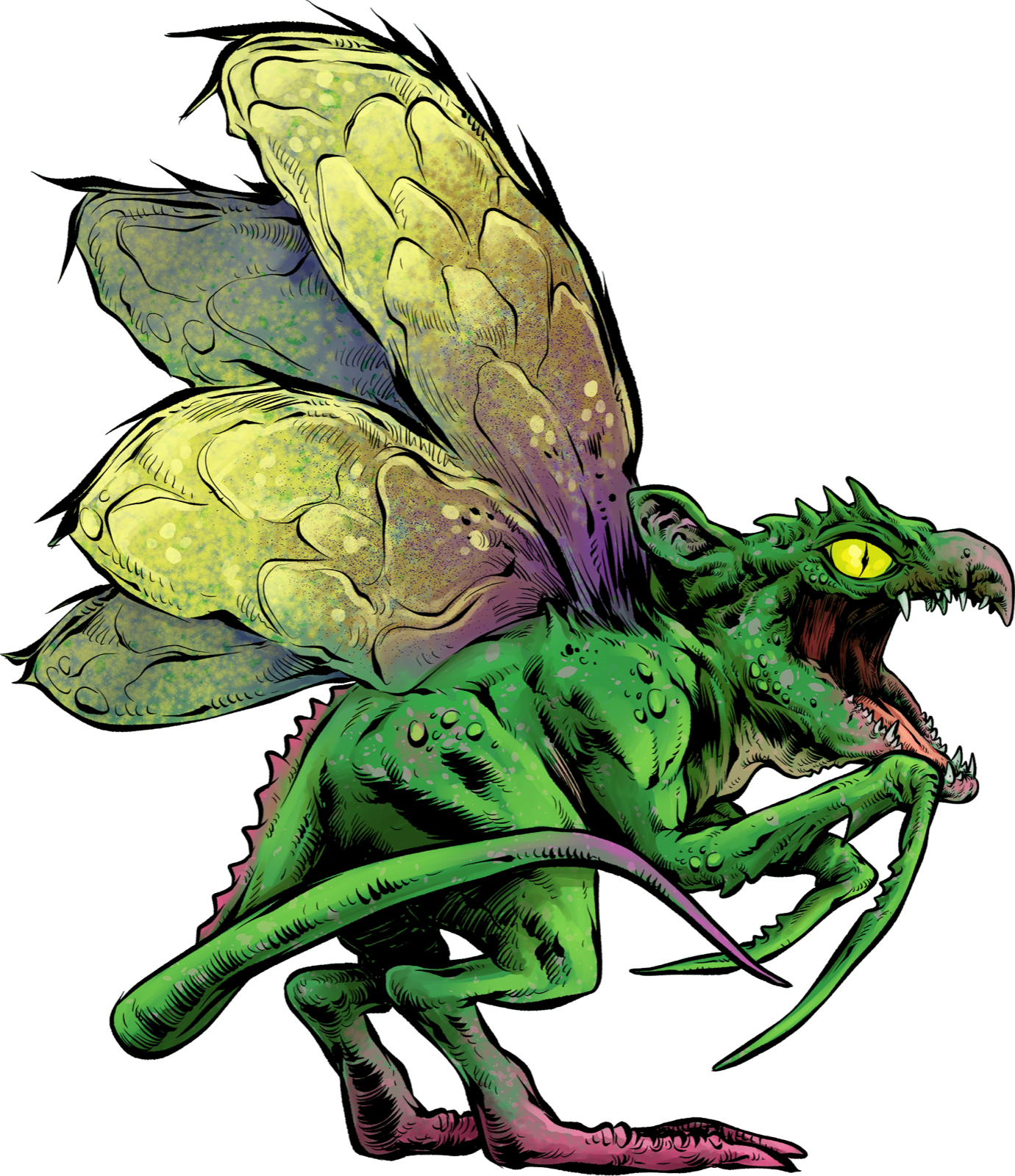Pseudo-Dragon, drawn at Tiny scale