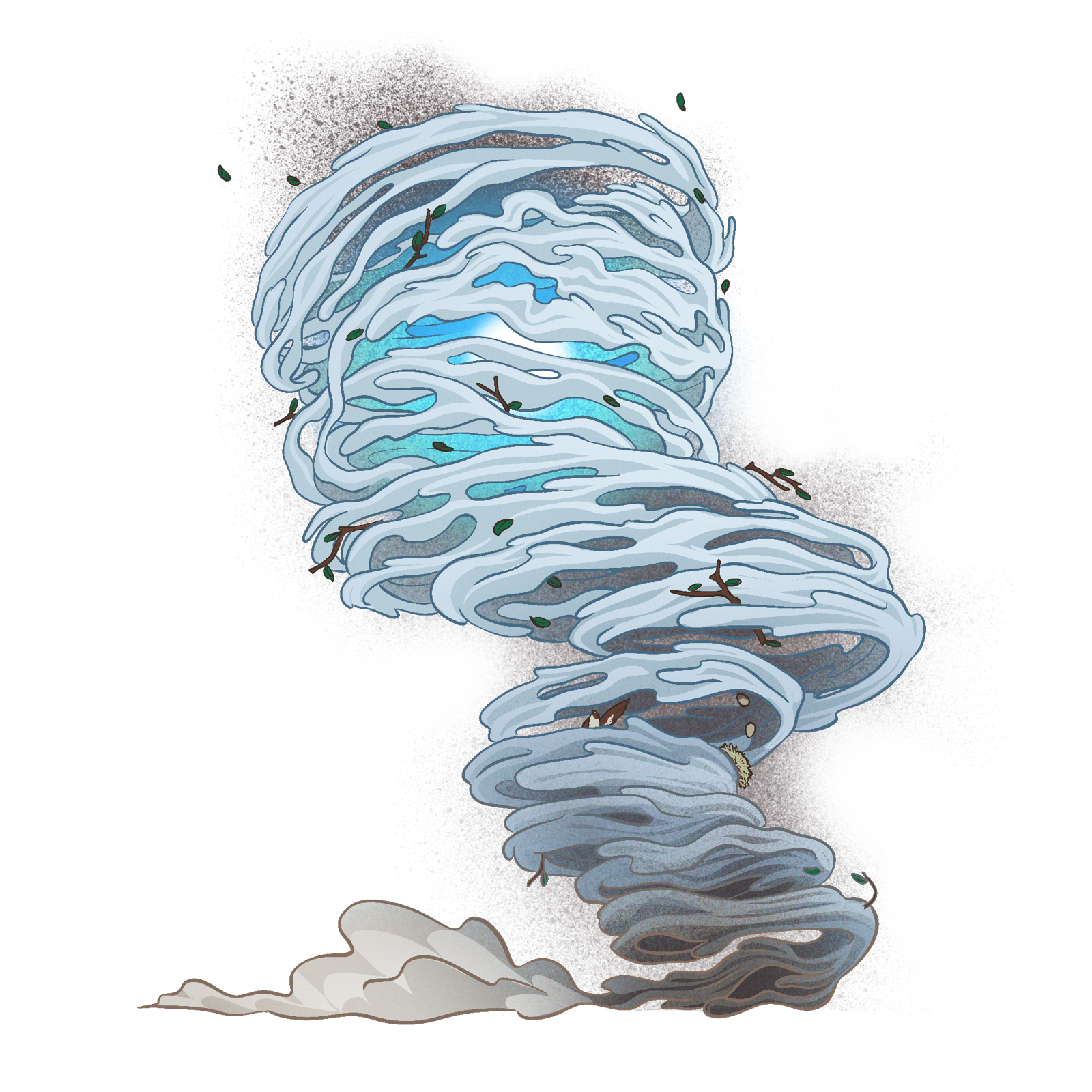 Air Elemental, drawn at Large scale