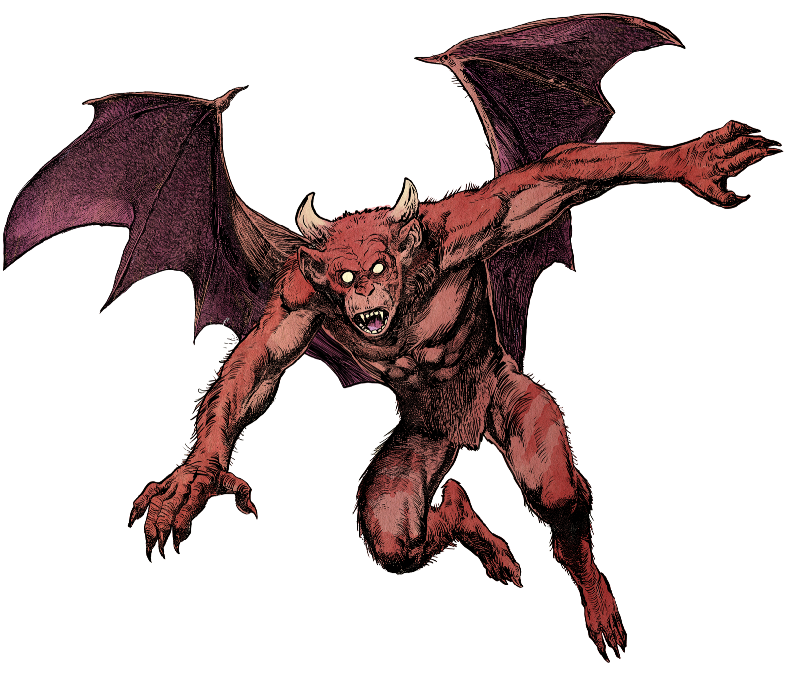 Cave Gargoyle, drawn at Medium scale