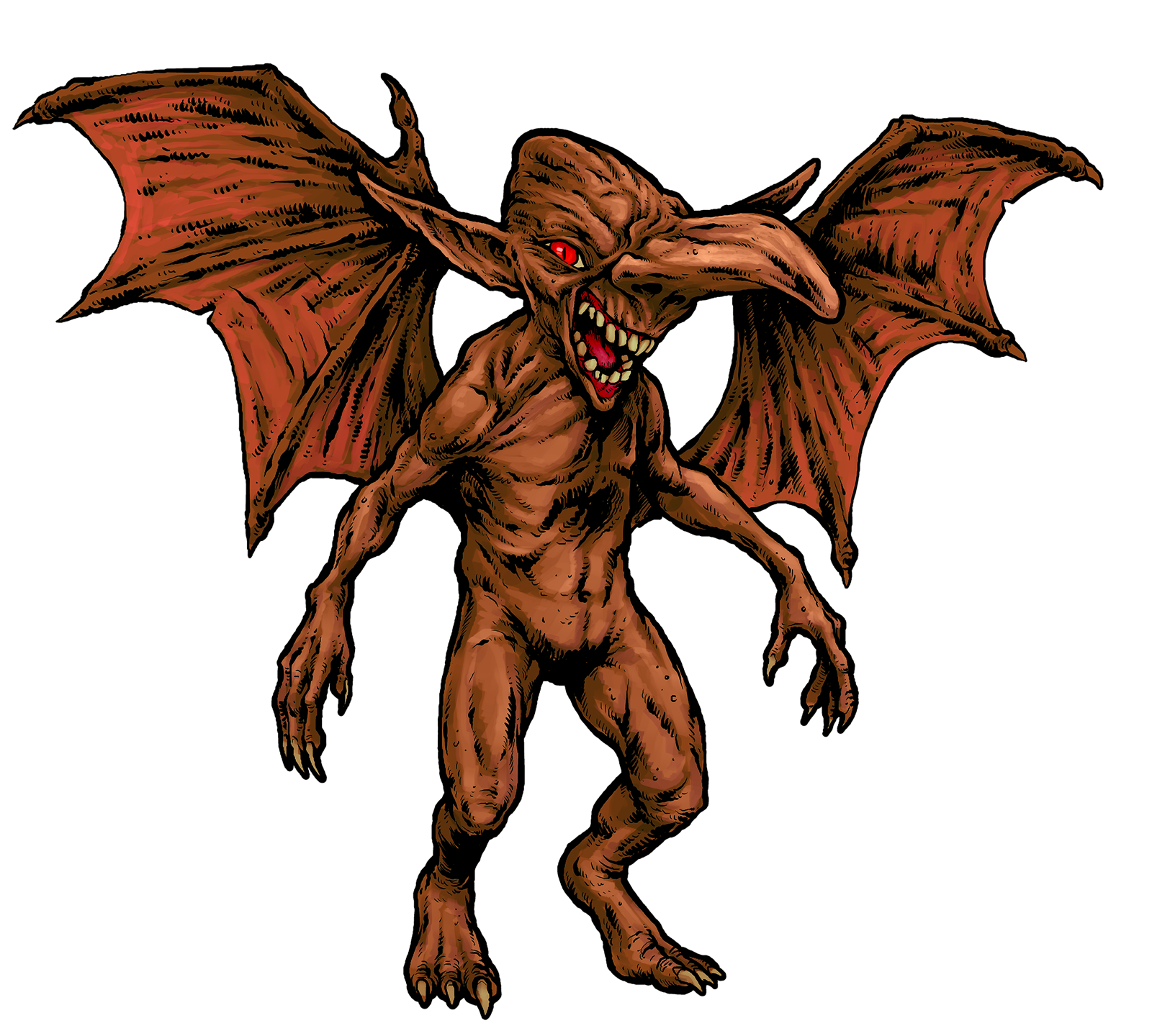 Ember Mephit, drawn at Small scale