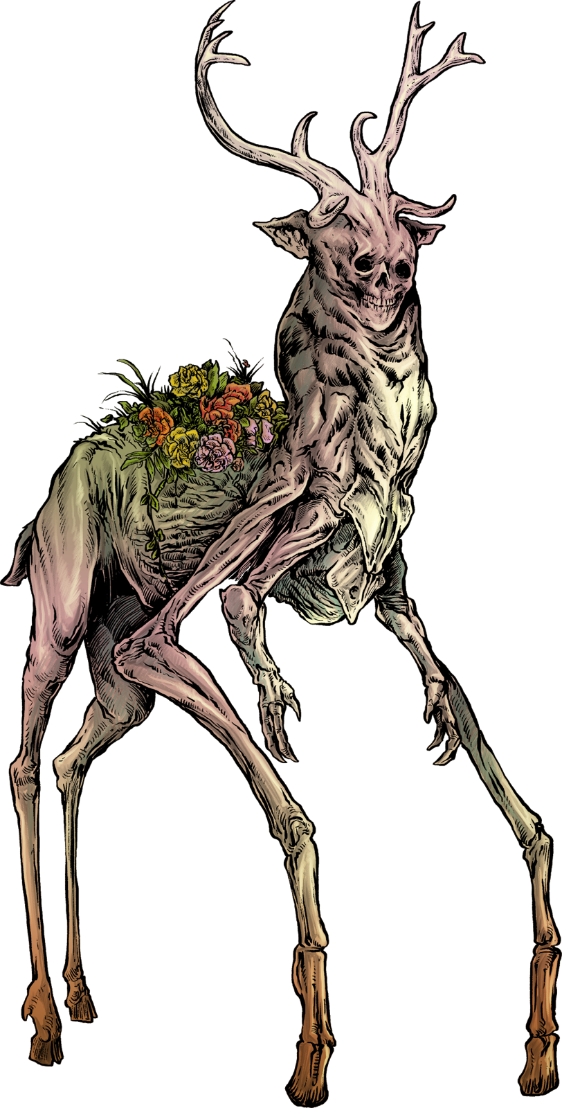 Ancient Woodland Spirit, drawn at Gargantuan scale
