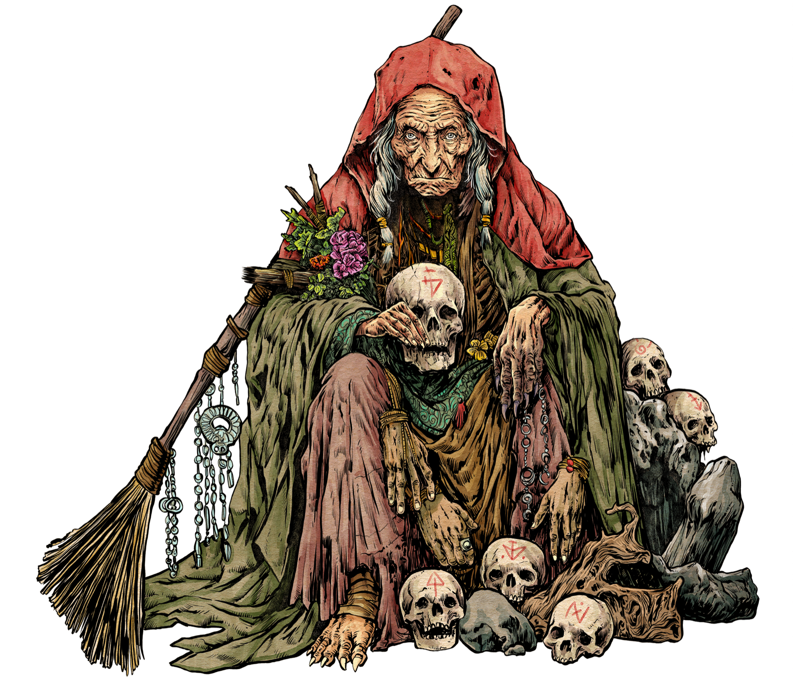 Baba Yaga, drawn at Medium scale