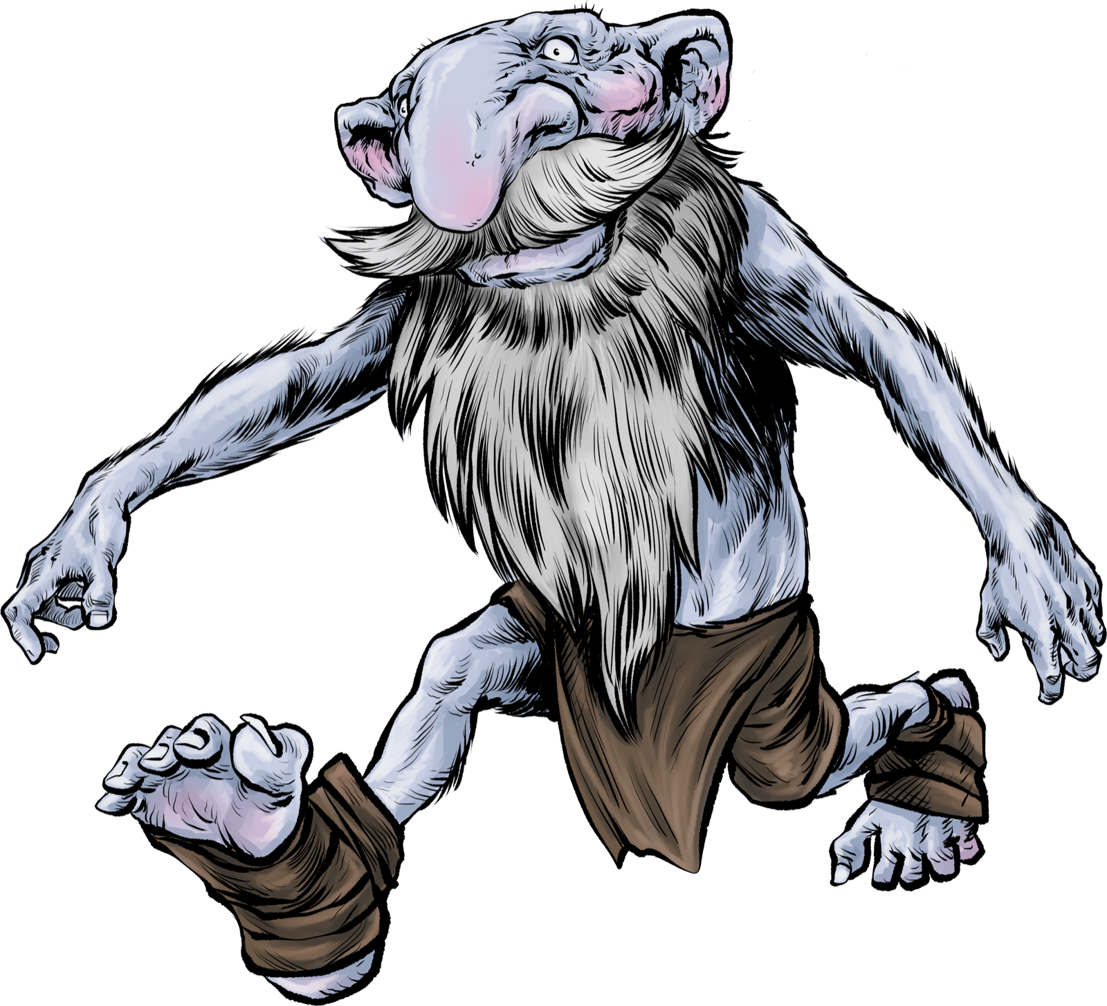 Barbegazi, drawn at Small scale
