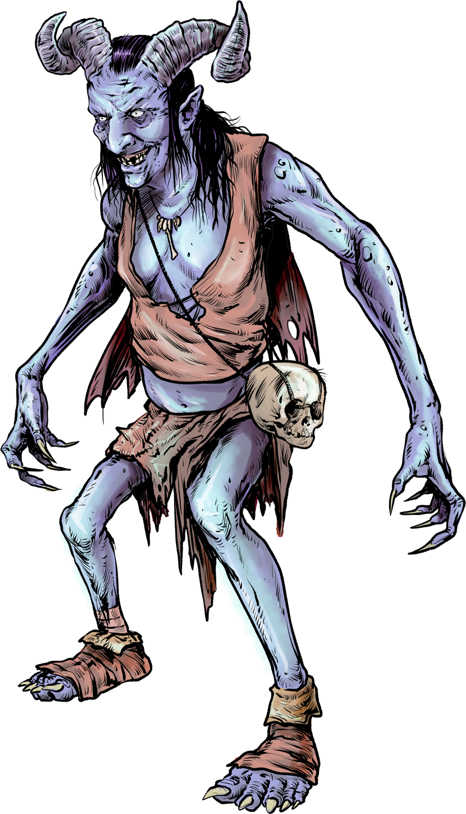 Black Annis, drawn at Large scale