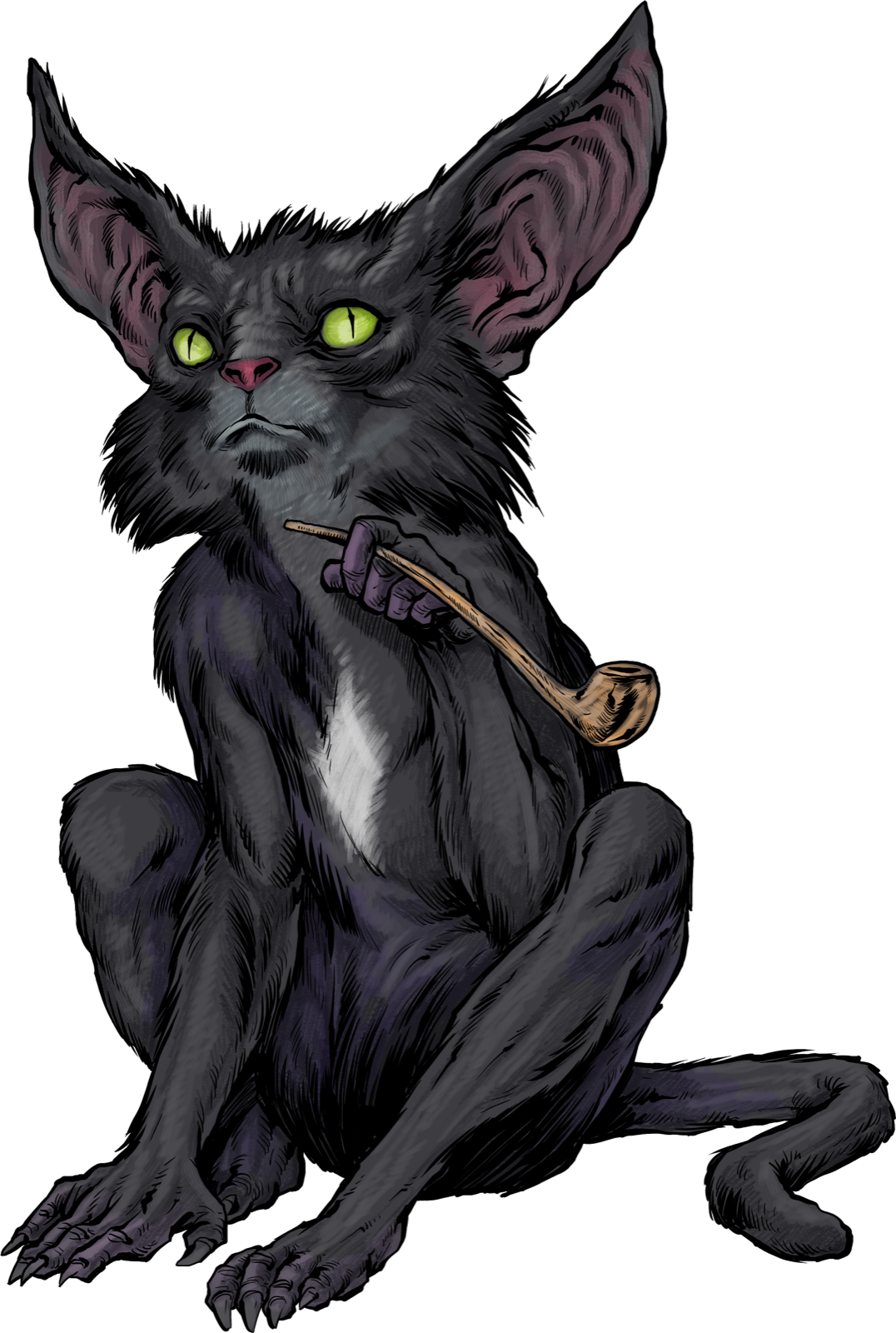 Cat Sith, drawn at Medium scale