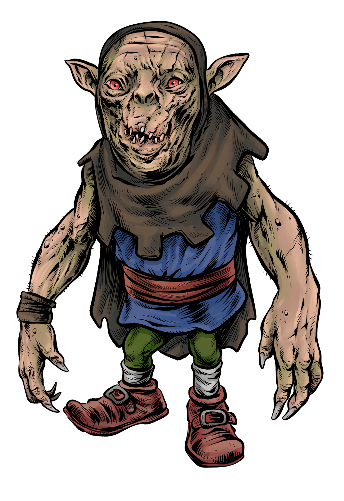 Duende, drawn at Tiny scale