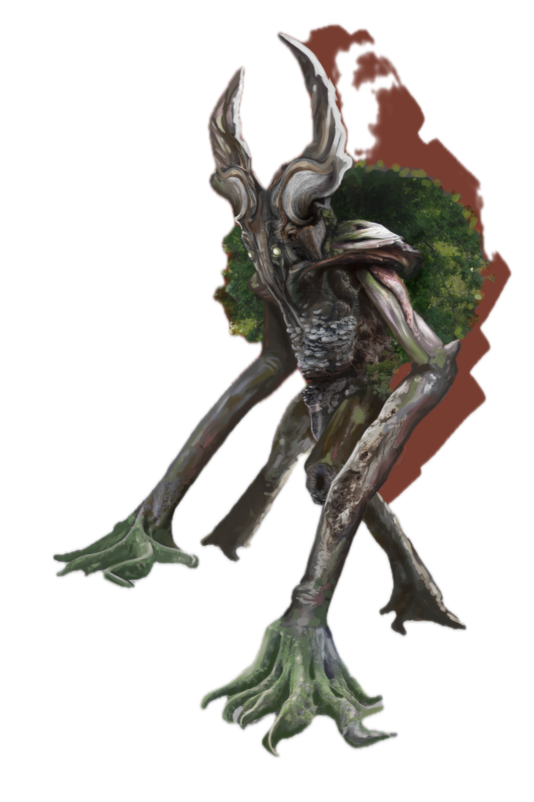Elder Treant, drawn at Giant scale