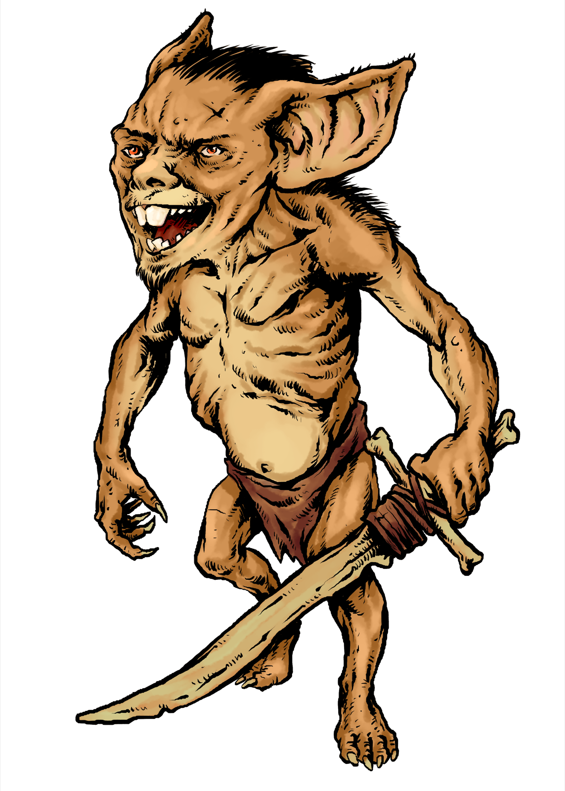 Gremlin, drawn at Small scale