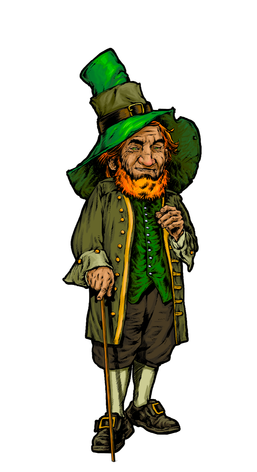 Leprechaun, drawn at Small scale