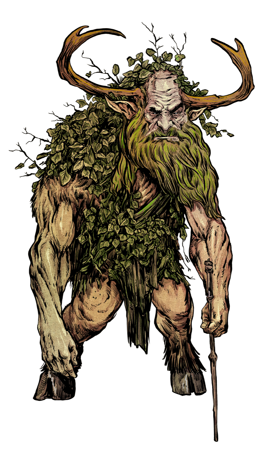 Leshy, drawn at Large scale