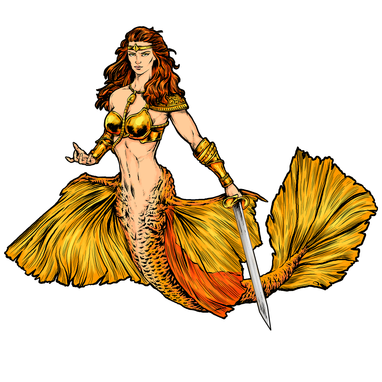 Merrow, drawn at Medium scale