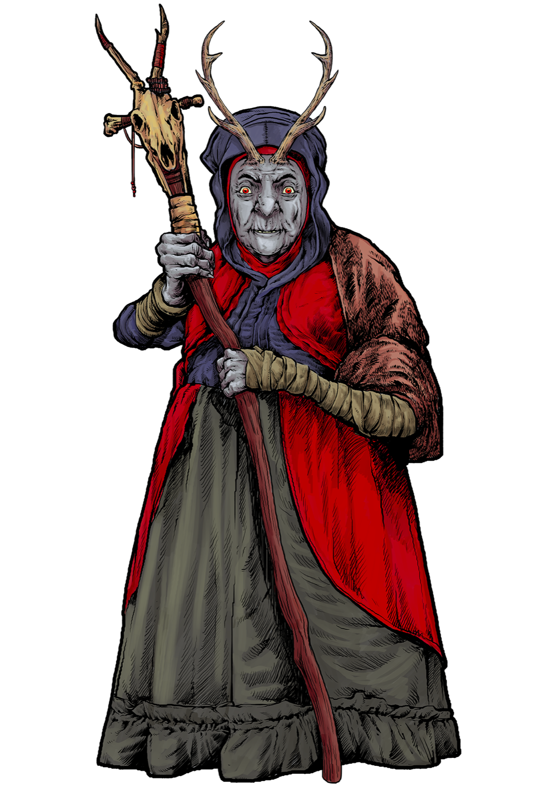 Night Hag, drawn at Medium scale