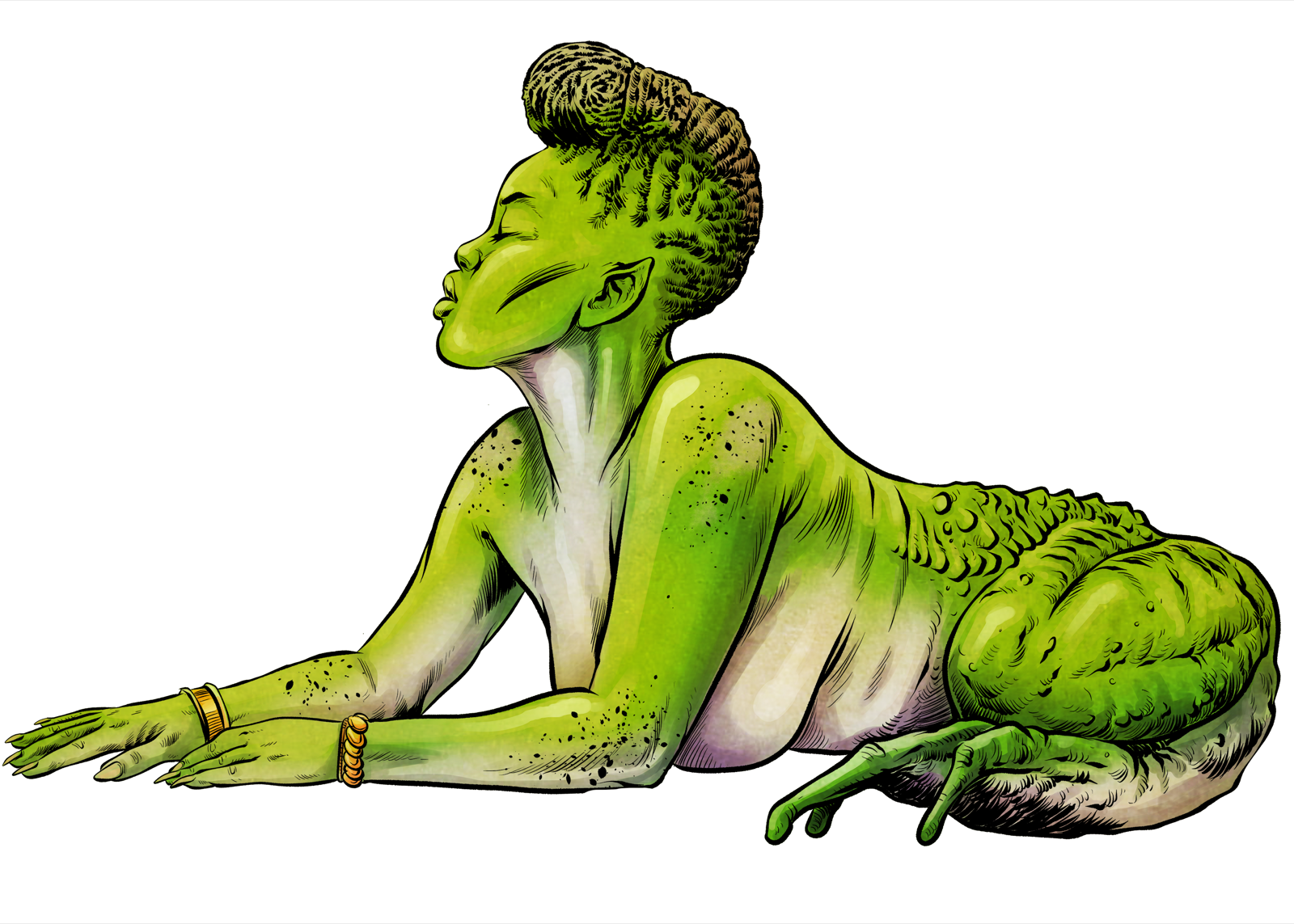 Nixie, drawn at Medium scale