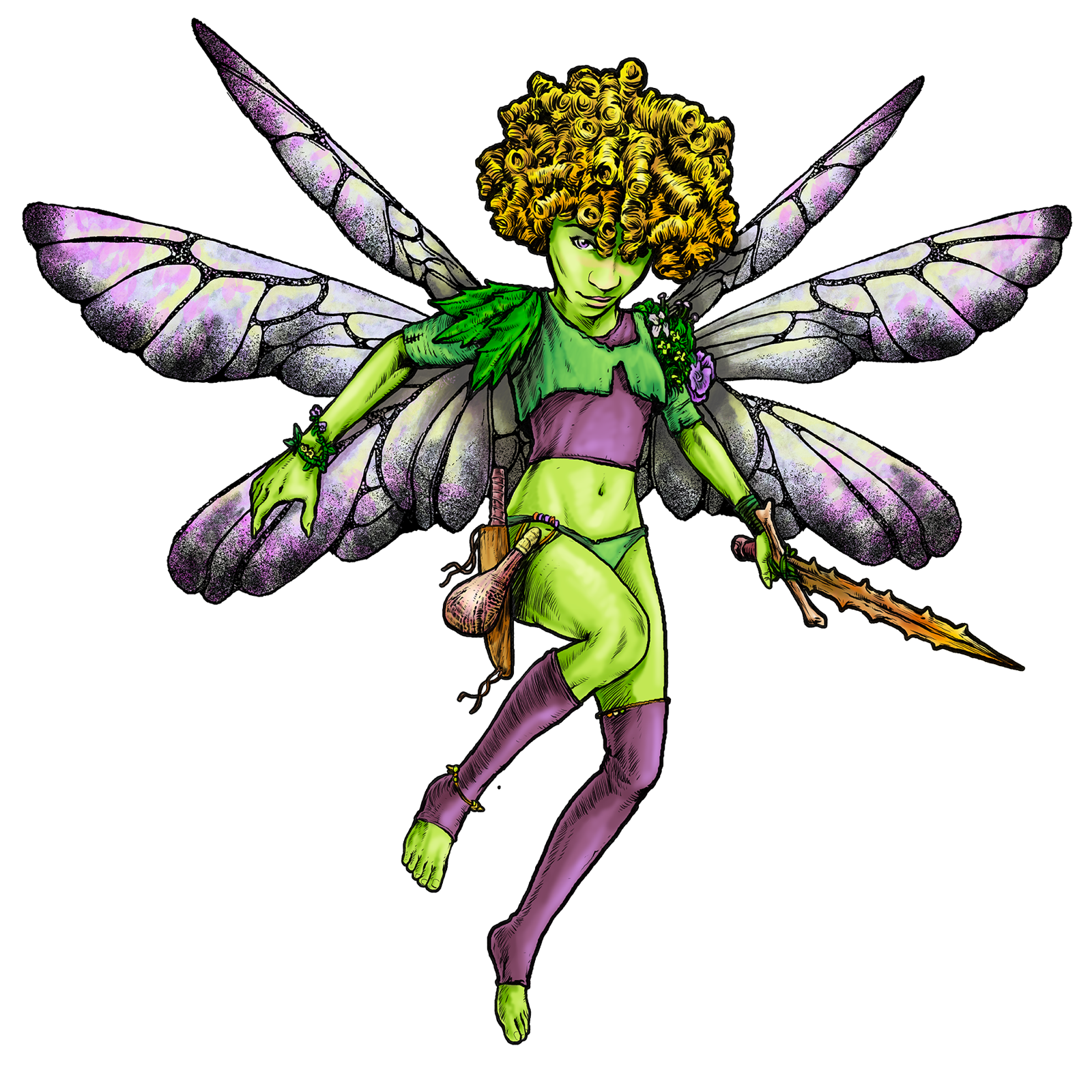 Pixie, drawn at Tiny scale