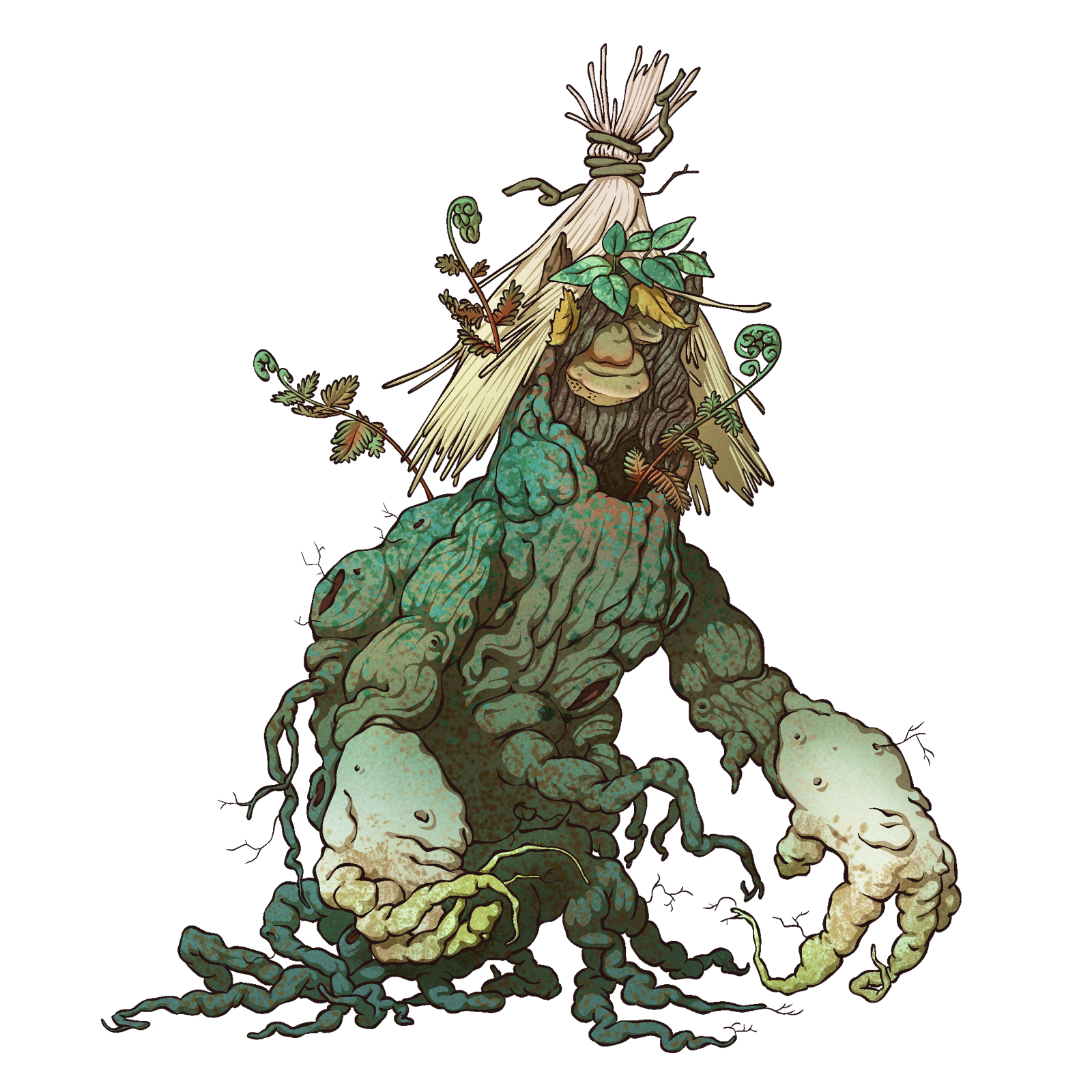 Root Witch, drawn at Medium scale