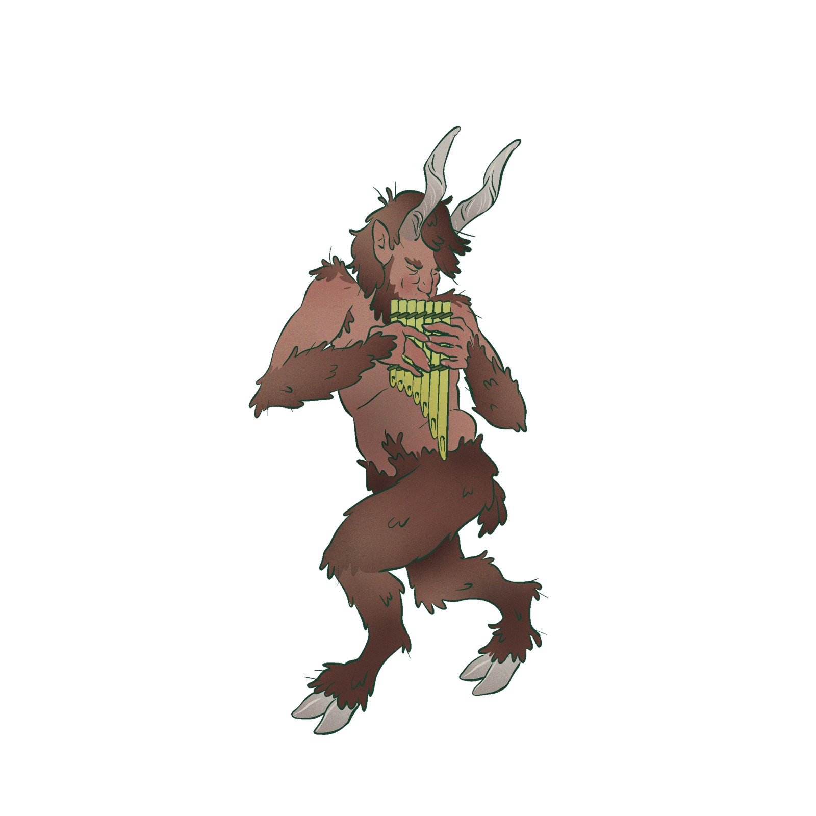 Satyr Entertainer, drawn at Medium scale