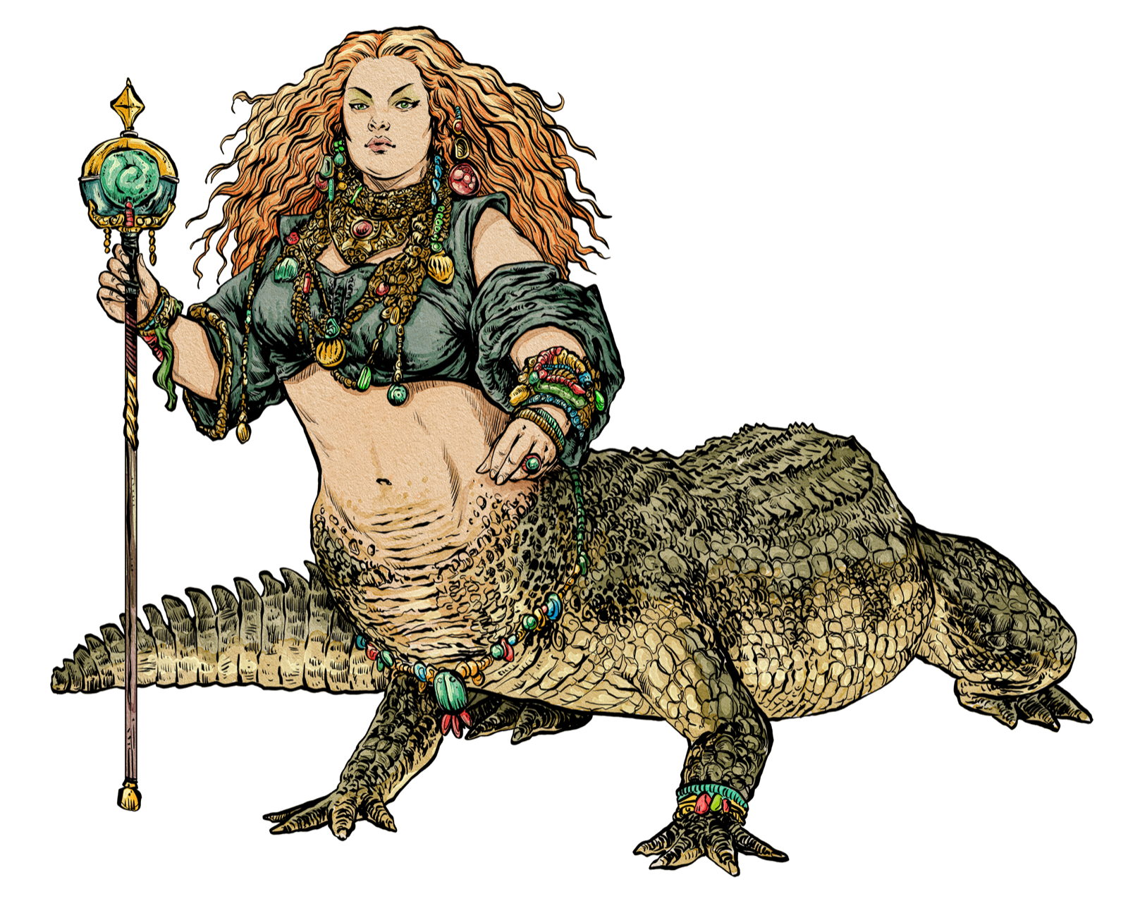 Sea Hag, drawn at Medium scale