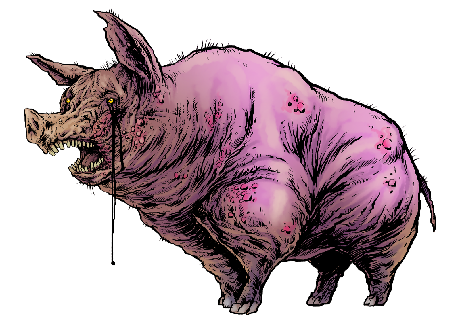 Squonk, drawn at Small scale