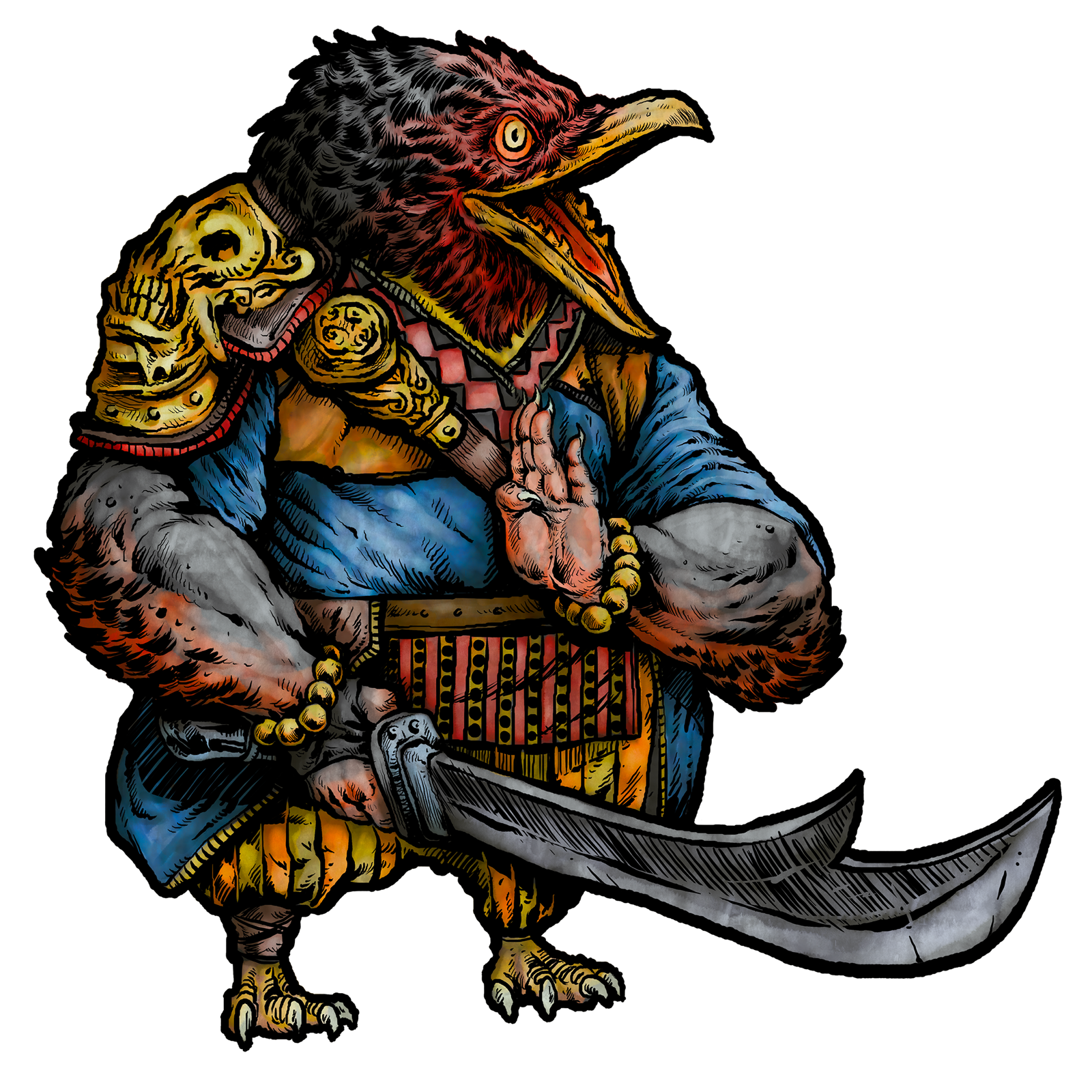 Tengu, drawn at Medium scale