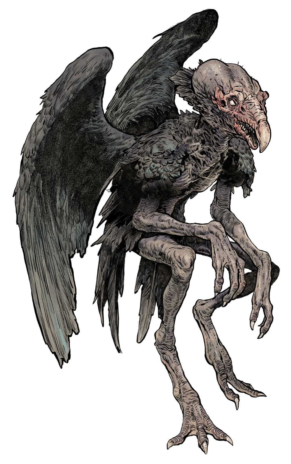 Carrion Demon, drawn at Large scale